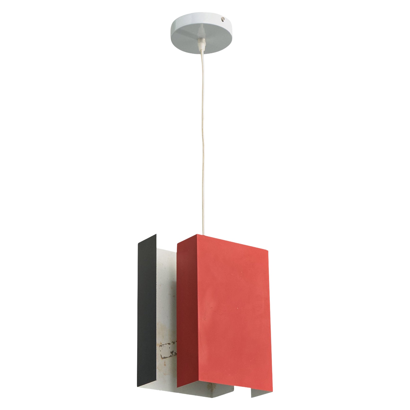 Simon Henningsen, Pendant Light, Metal, Denmark, 1970s