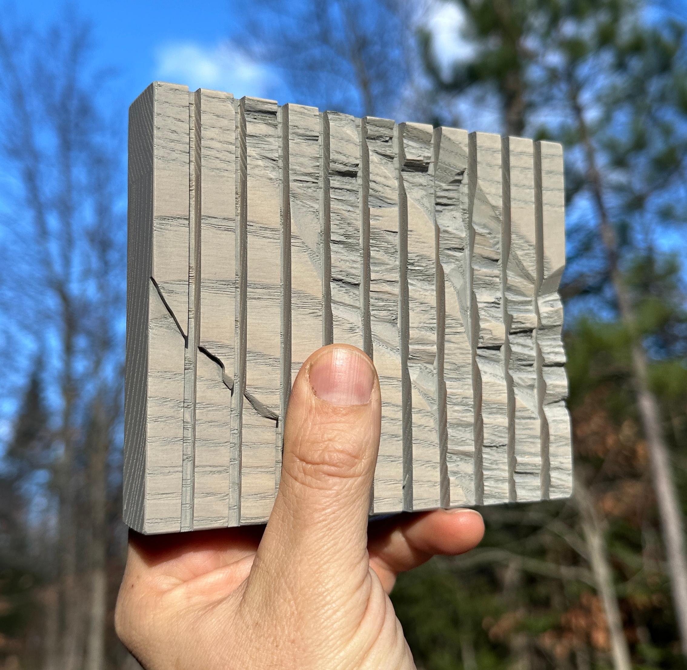 Ash Simon Johns Shale and Ledge textured colour samples For Sale