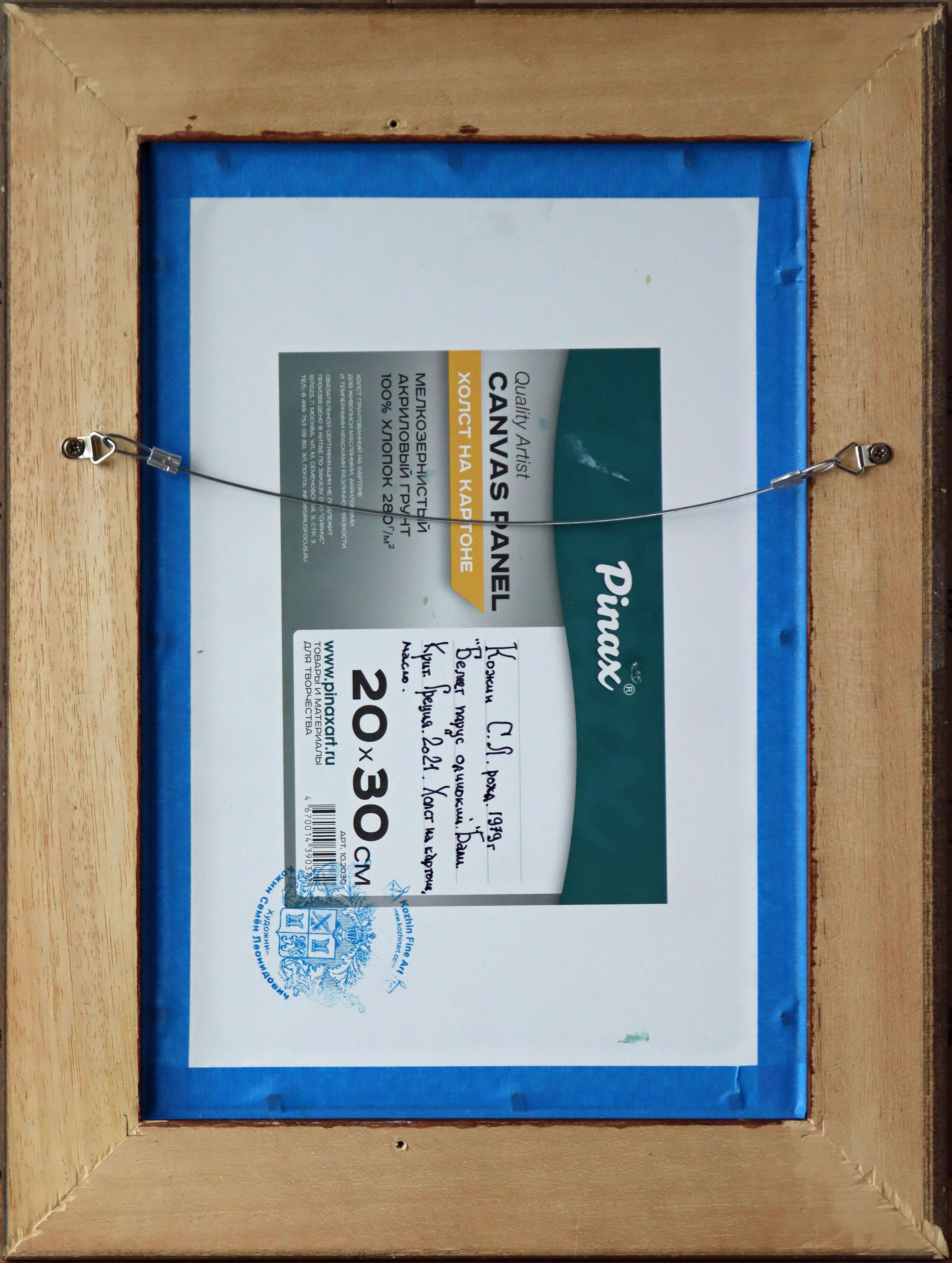 Una vela bianca e solitaria brilla. Bali. Creta. Grecia in vendita 4