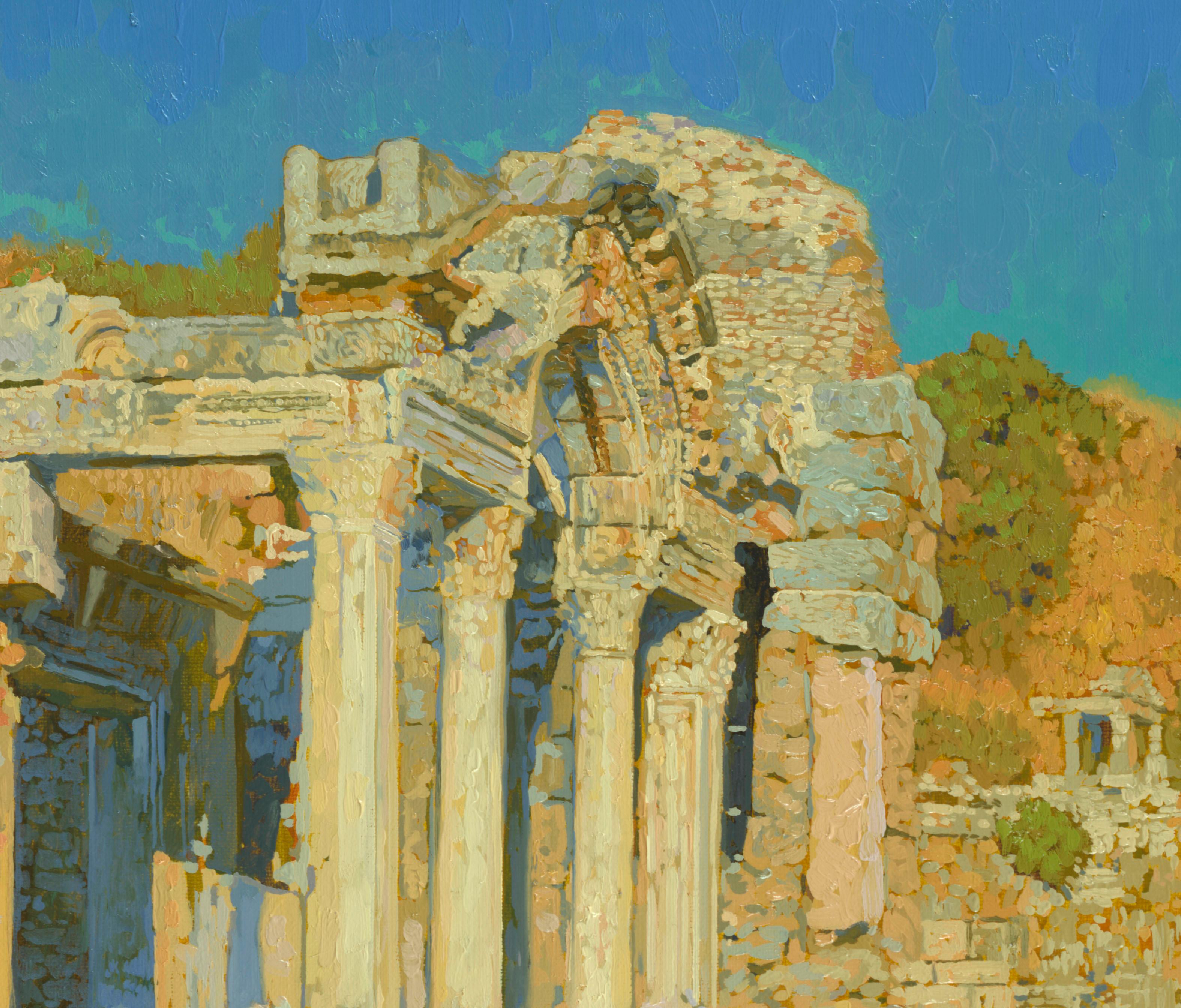 La sien de Adrián. Éfeso - Painting de Simon Kozhin