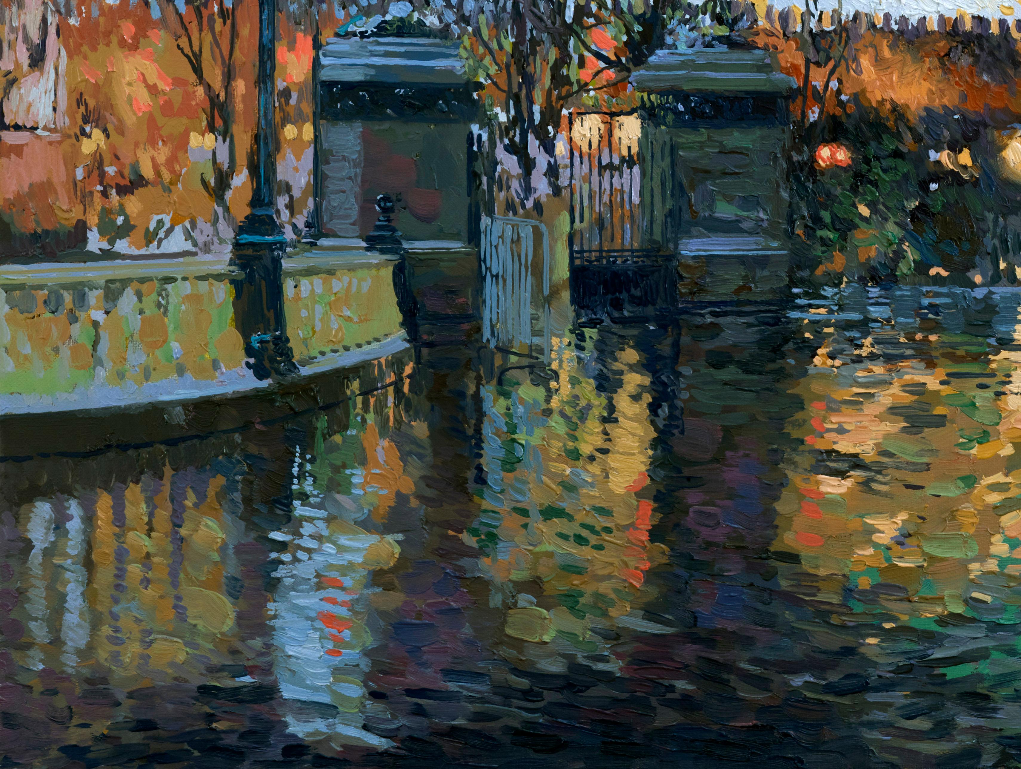 Alexander Garden - Impressionist Painting by Simon Kozhin