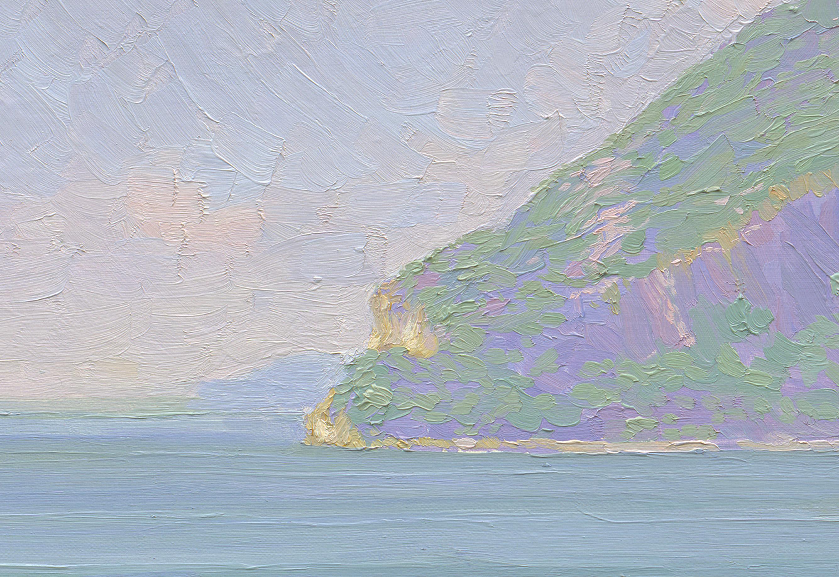 Antalya. Bergschildkröte (Grau), Landscape Painting, von Simon Kozhin