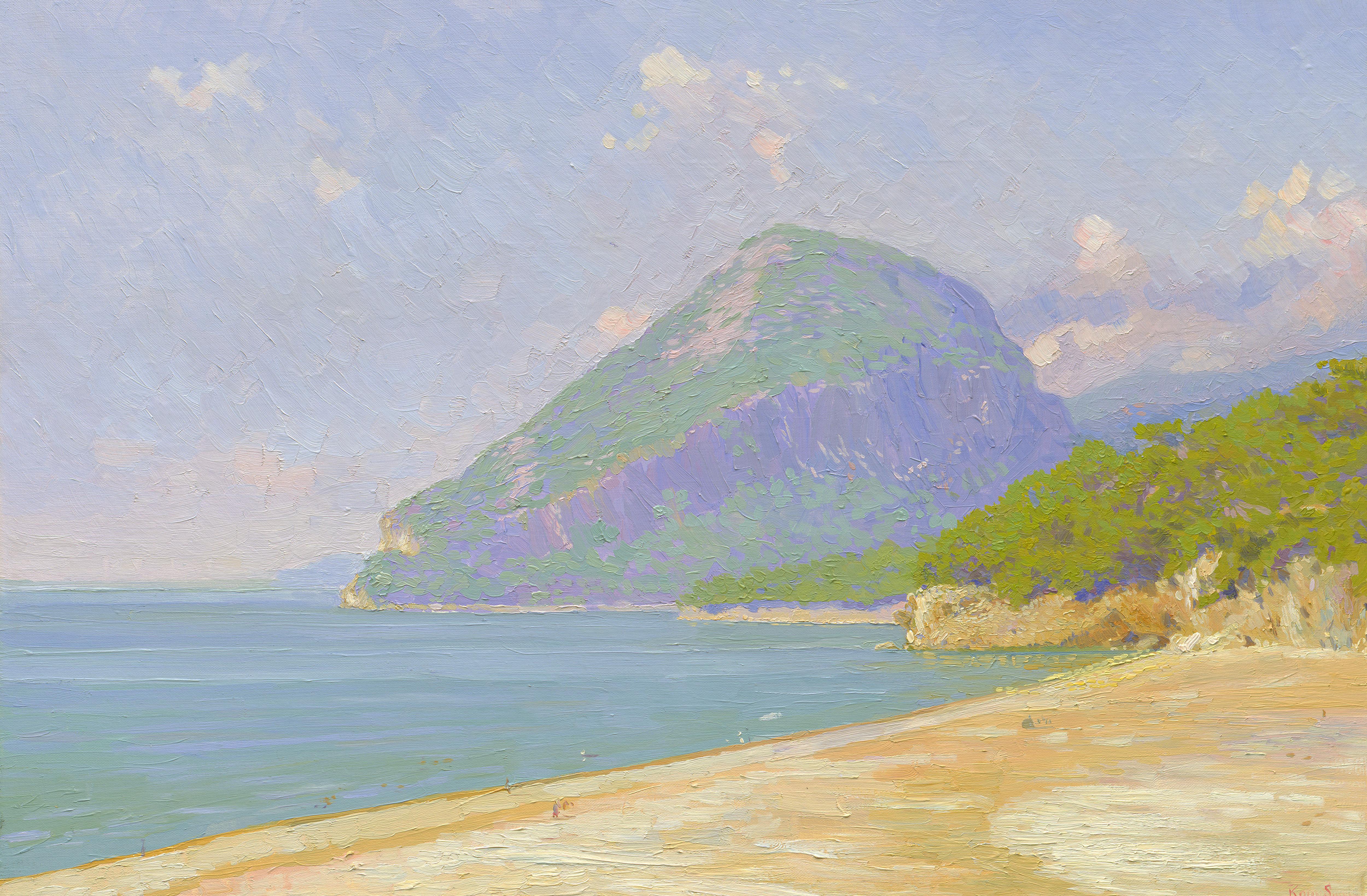 Simon Kozhin Landscape Painting – Antalya. Bergschildkröte