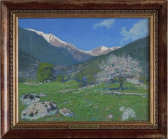 Apfelblüte in der Mukhinskoye-Schlucht.