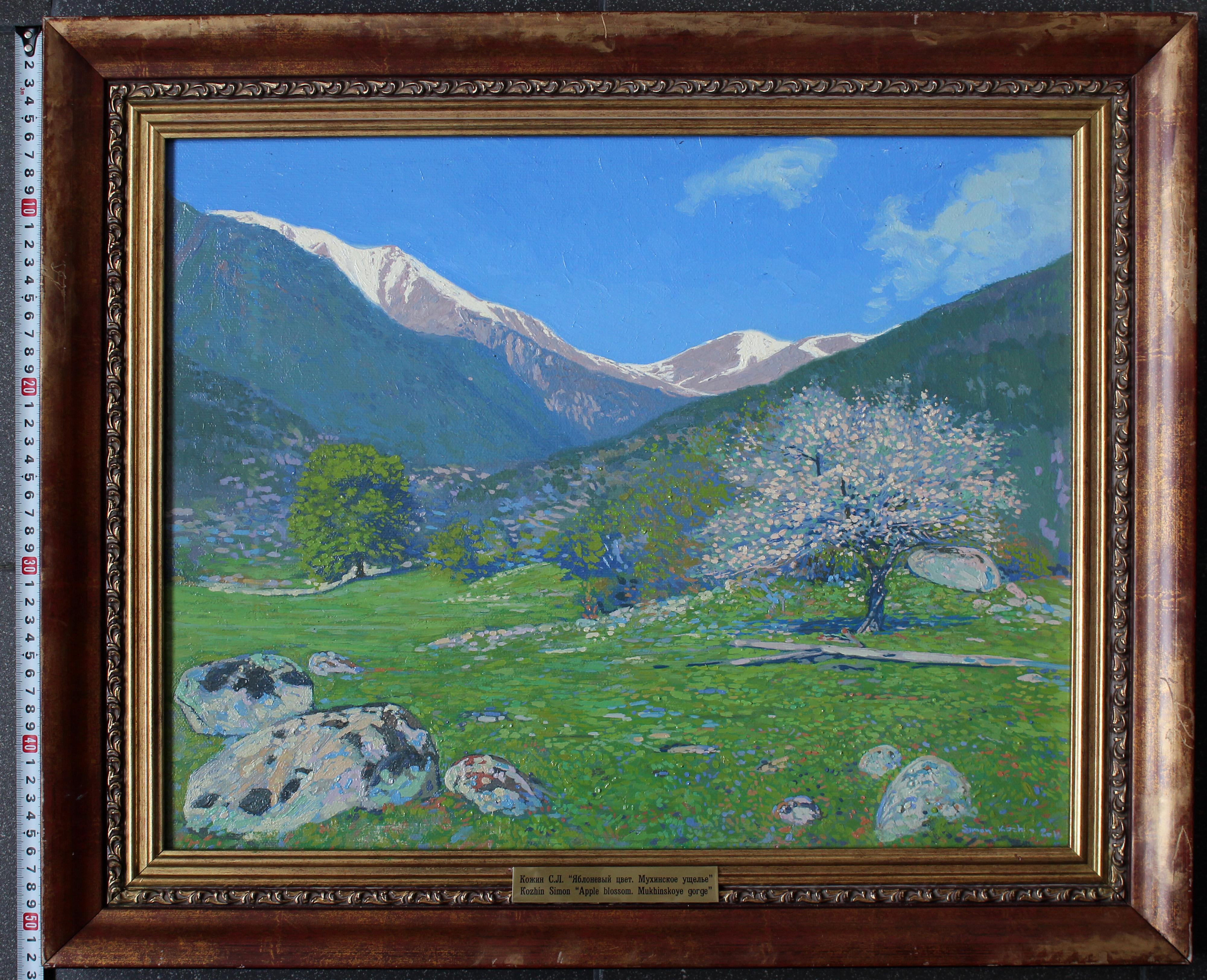 Apfelblüte in der Mukhinskoye-Schlucht. im Angebot 2
