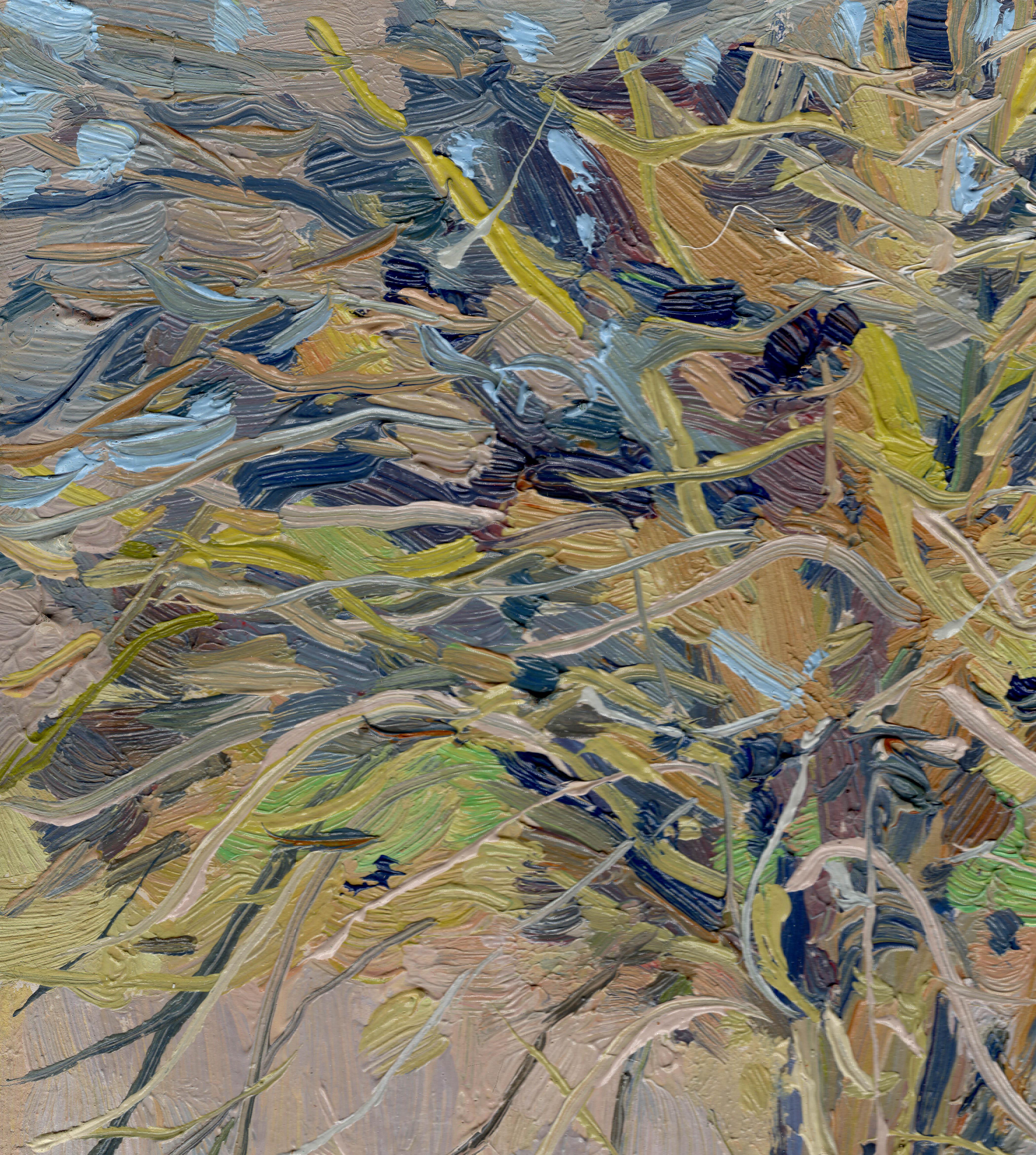Apfelbaum. April – Painting von Simon Kozhin