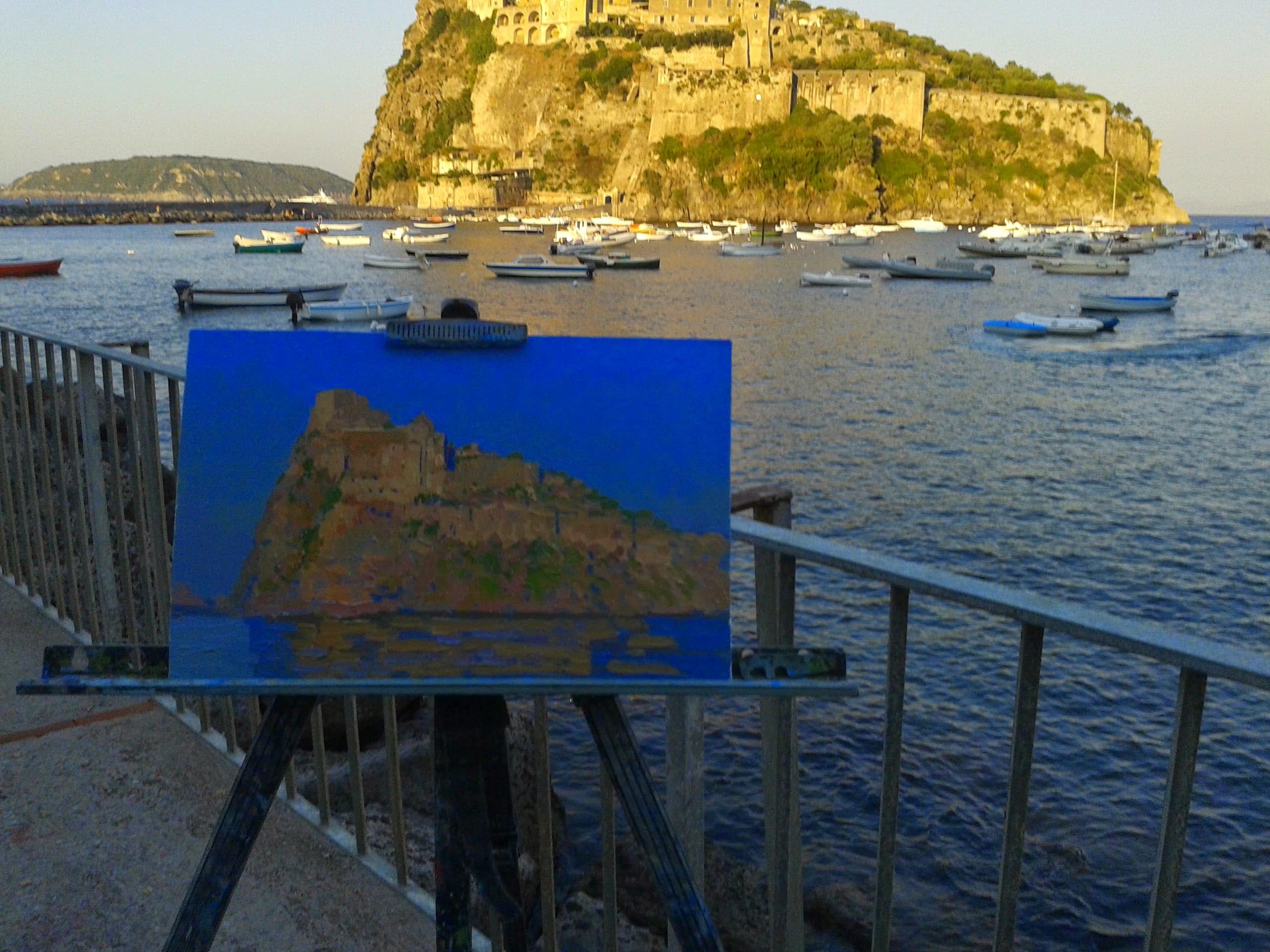 Aragonese Castle at sunset For Sale 11