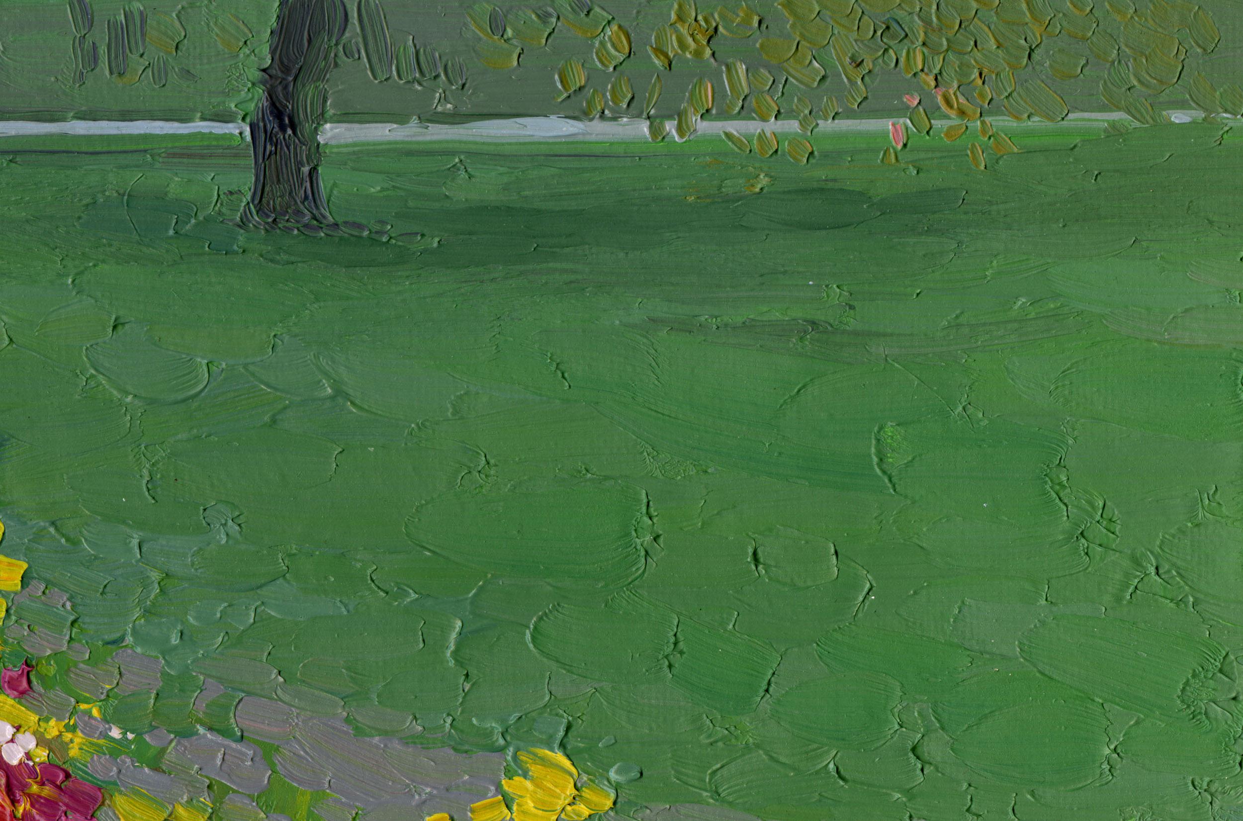 Autumn flowers - Painting by Simon Kozhin
