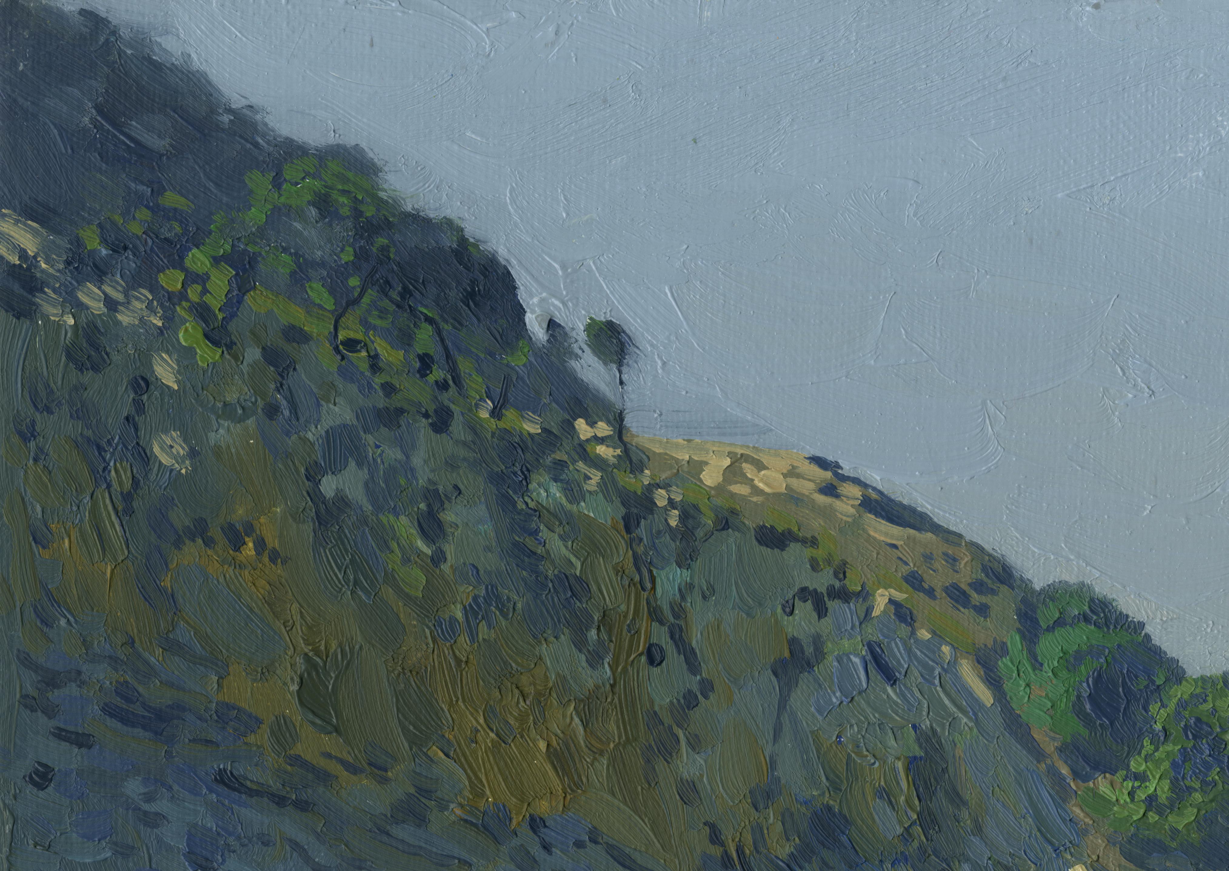 Azure sea. Oludeniz - Painting by Simon Kozhin