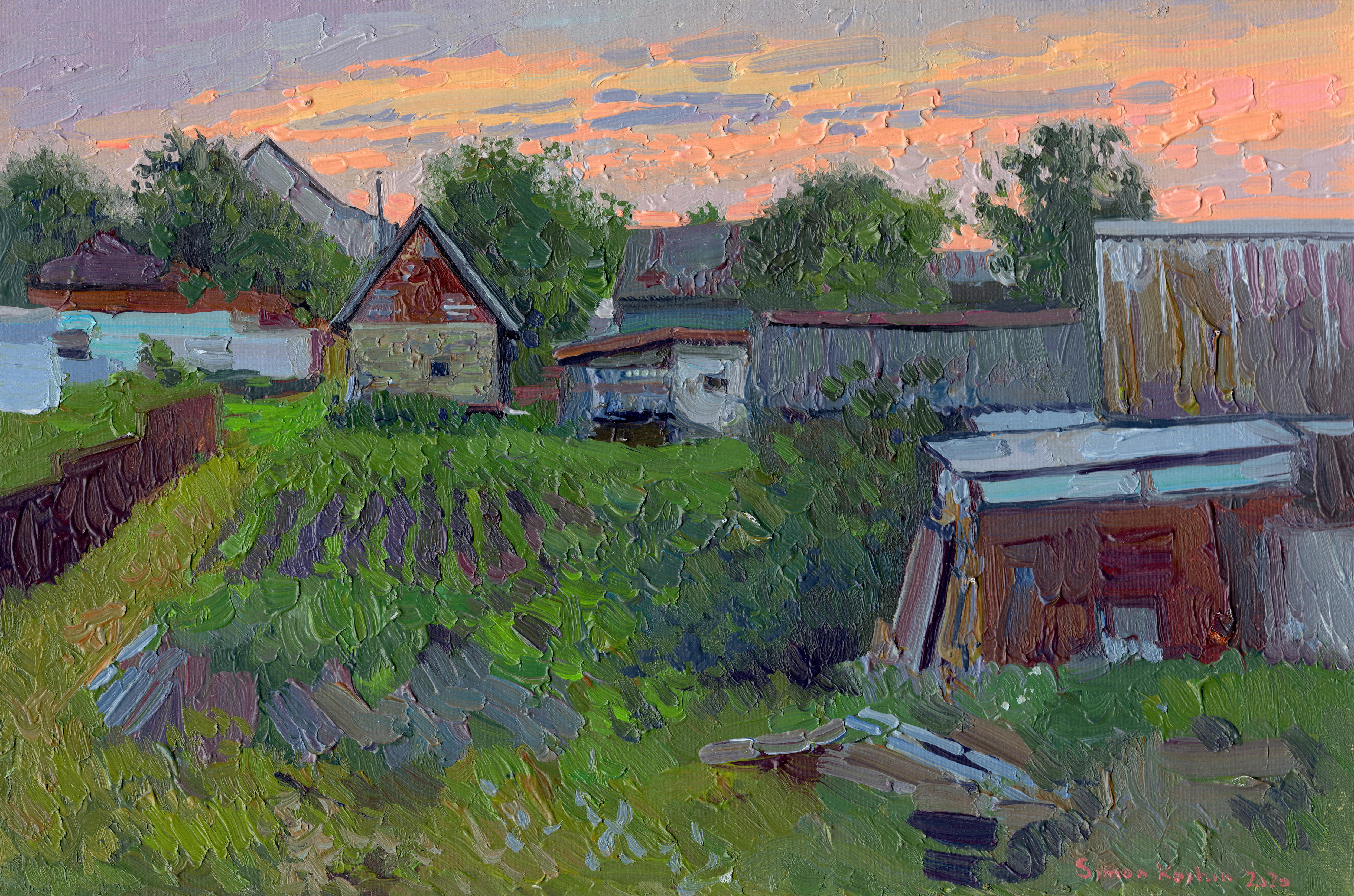 Landscape Painting de Simon Kozhin - Día del baño