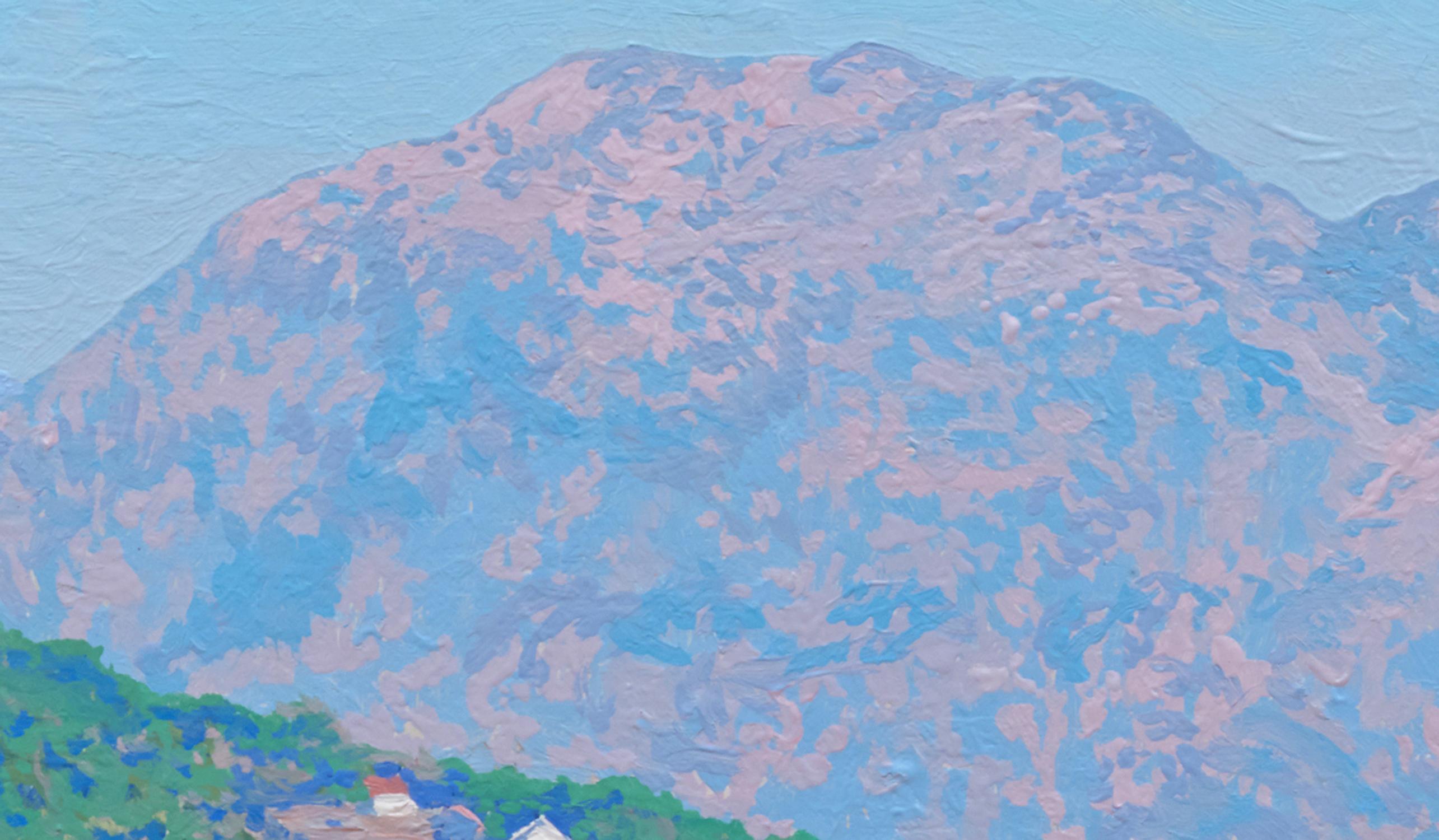 Bucht von Kotor. Montenegro – Painting von Simon Kozhin