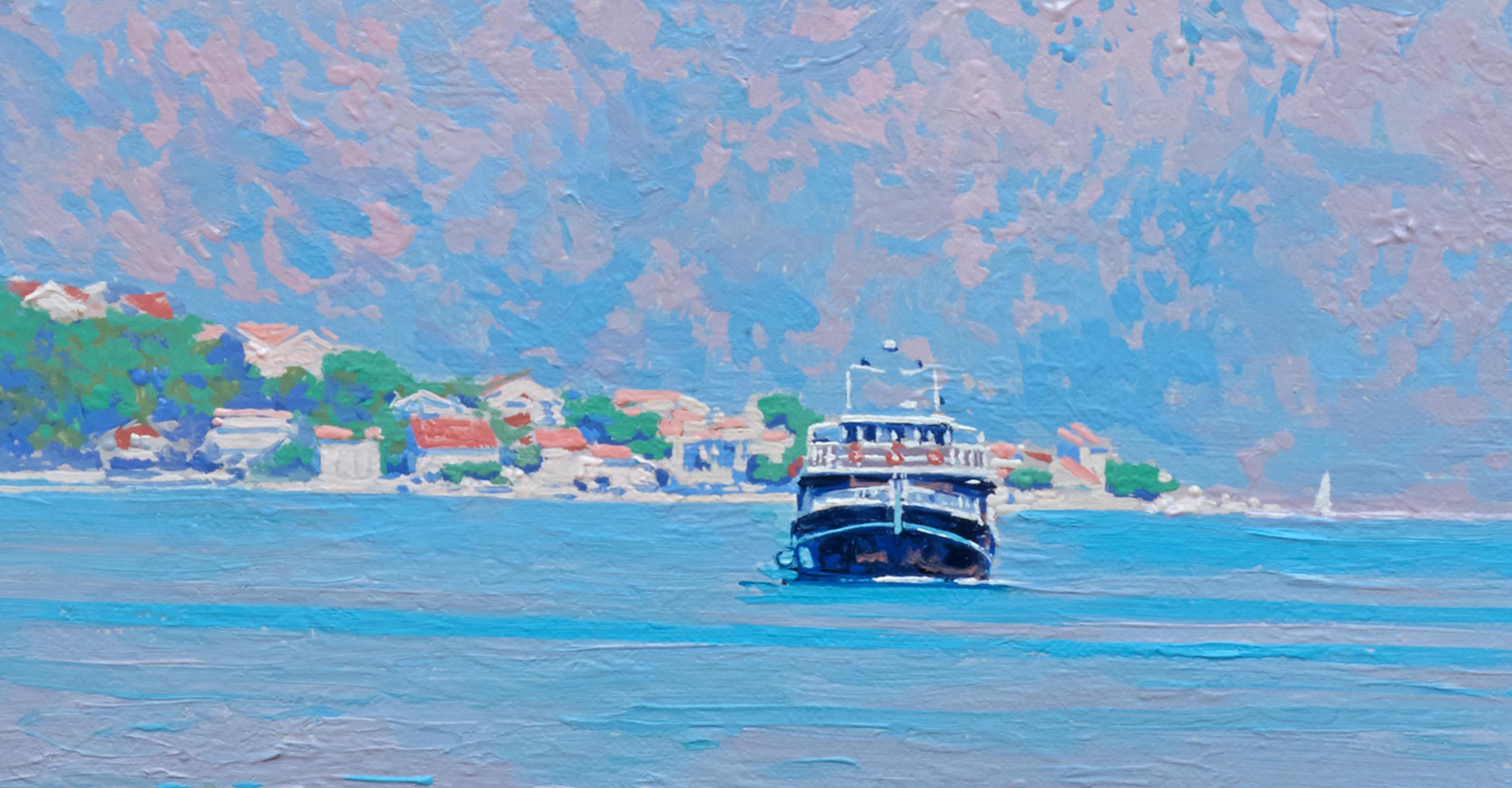 Bucht von Kotor. Montenegro (Impressionismus), Painting, von Simon Kozhin