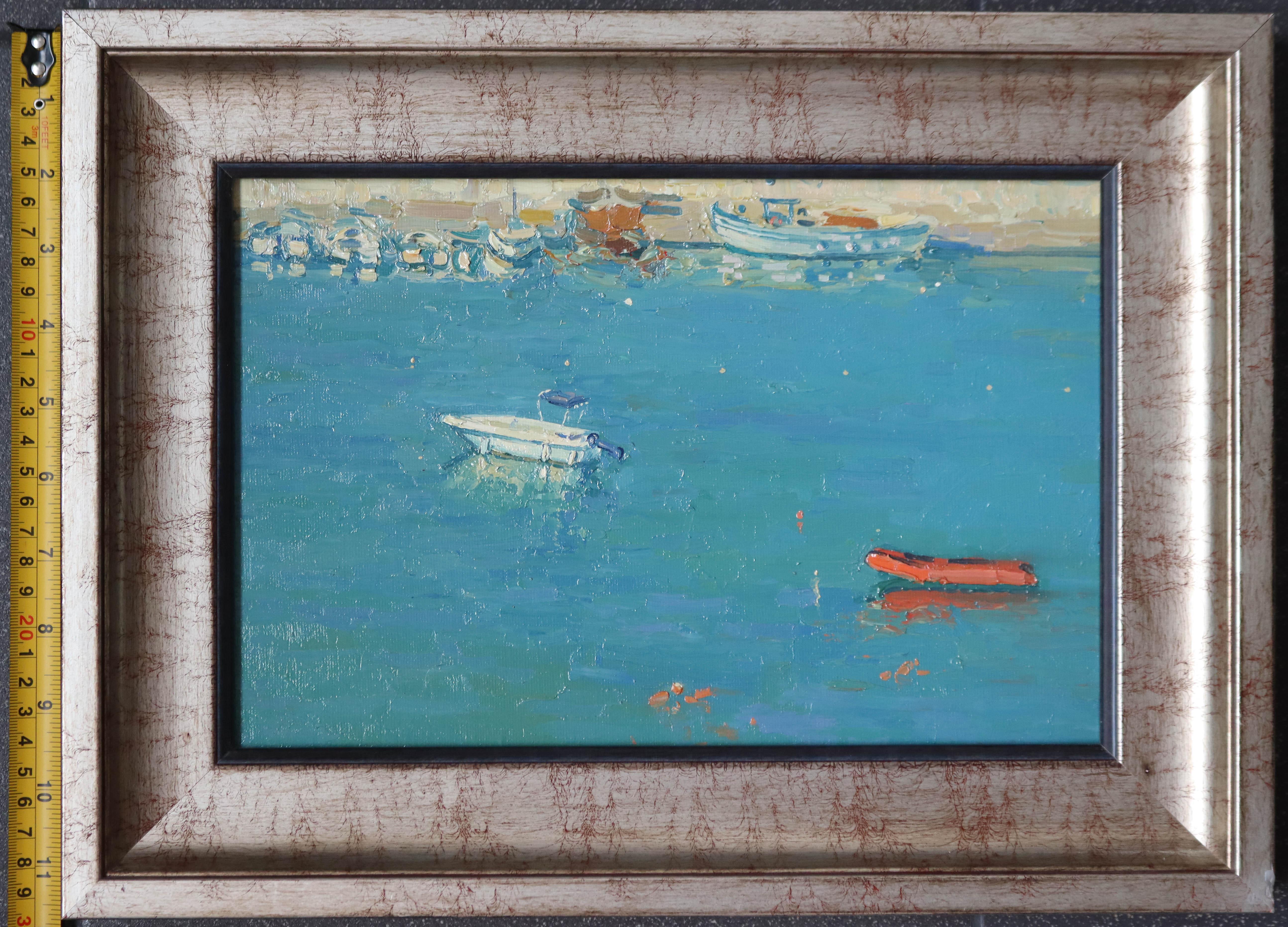 Boats at sea. Bali. Crete. Greece For Sale 6