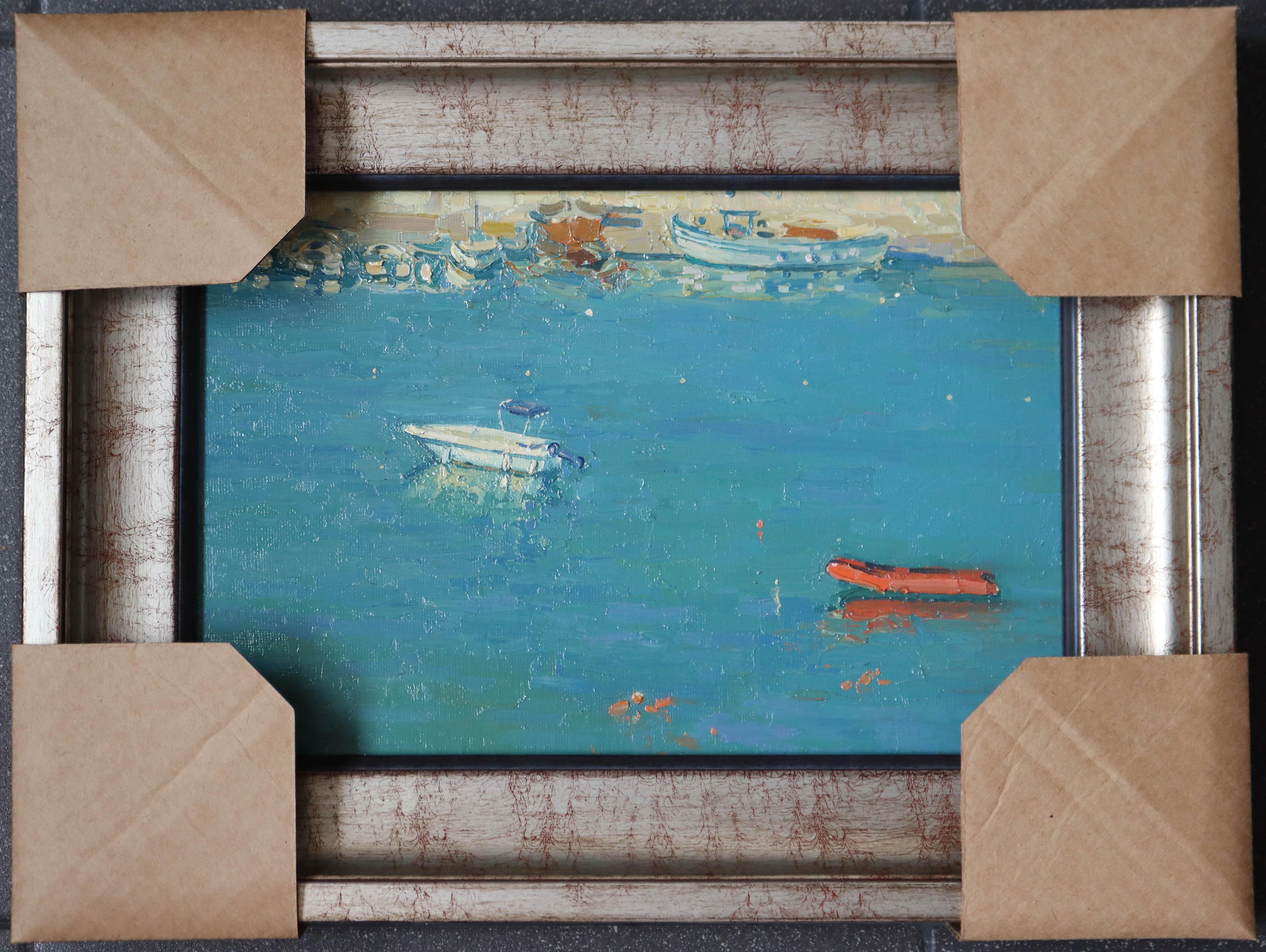 Boats at sea. Bali. Crete. Greece For Sale 10