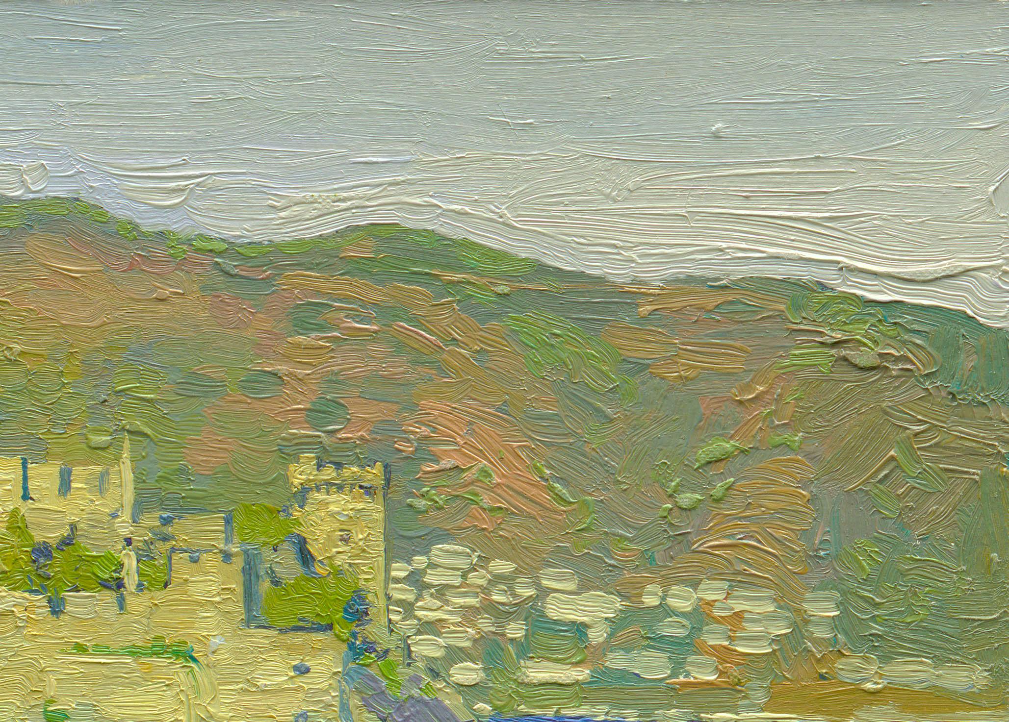 Castello di Bodrum - Painting Impressionismo di Simon Kozhin