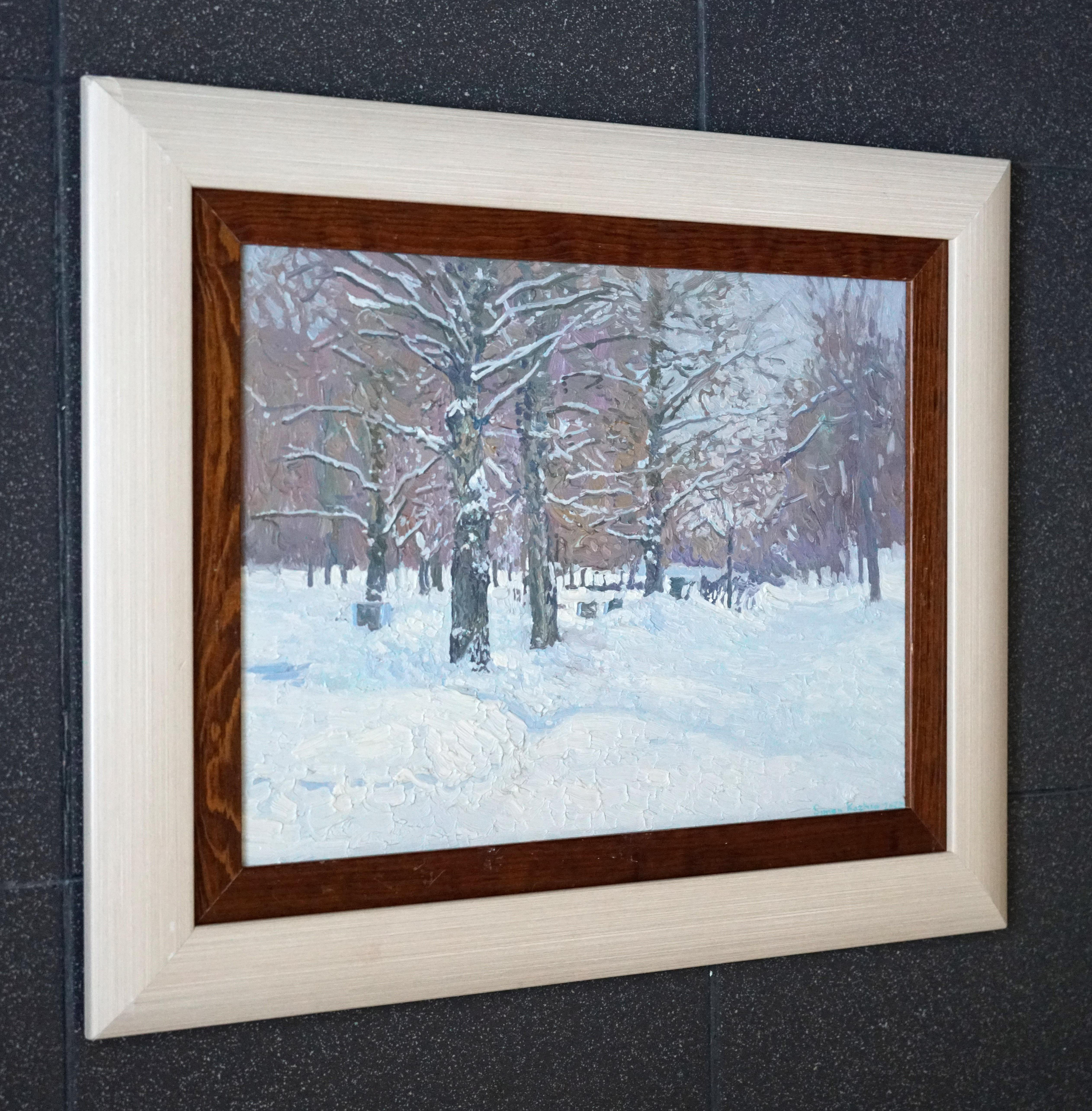 Boulevard im Winter. Alt-Maryino im Angebot 6