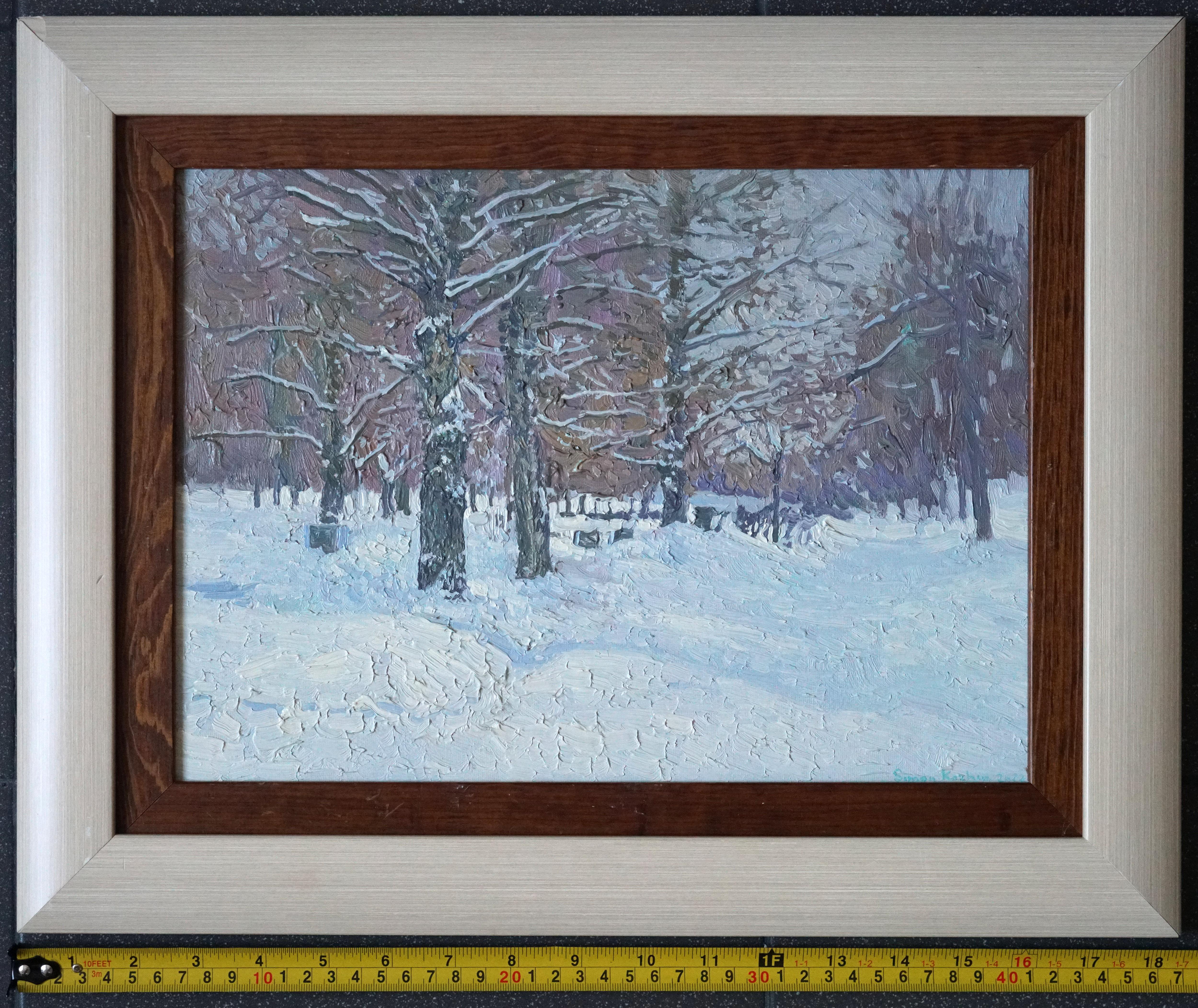 Boulevard im Winter. Alt-Maryino im Angebot 7