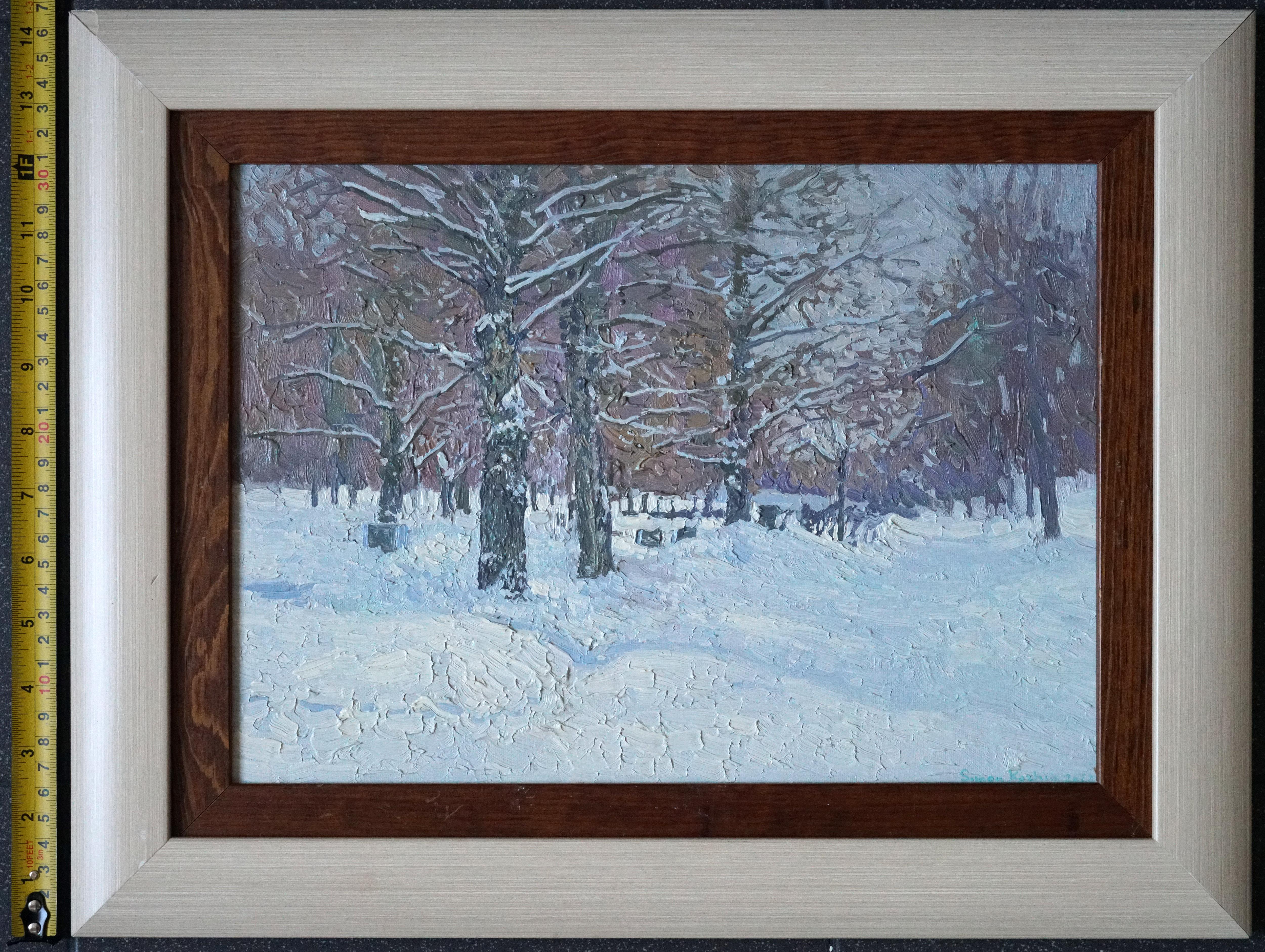 Boulevard im Winter. Alt-Maryino im Angebot 8