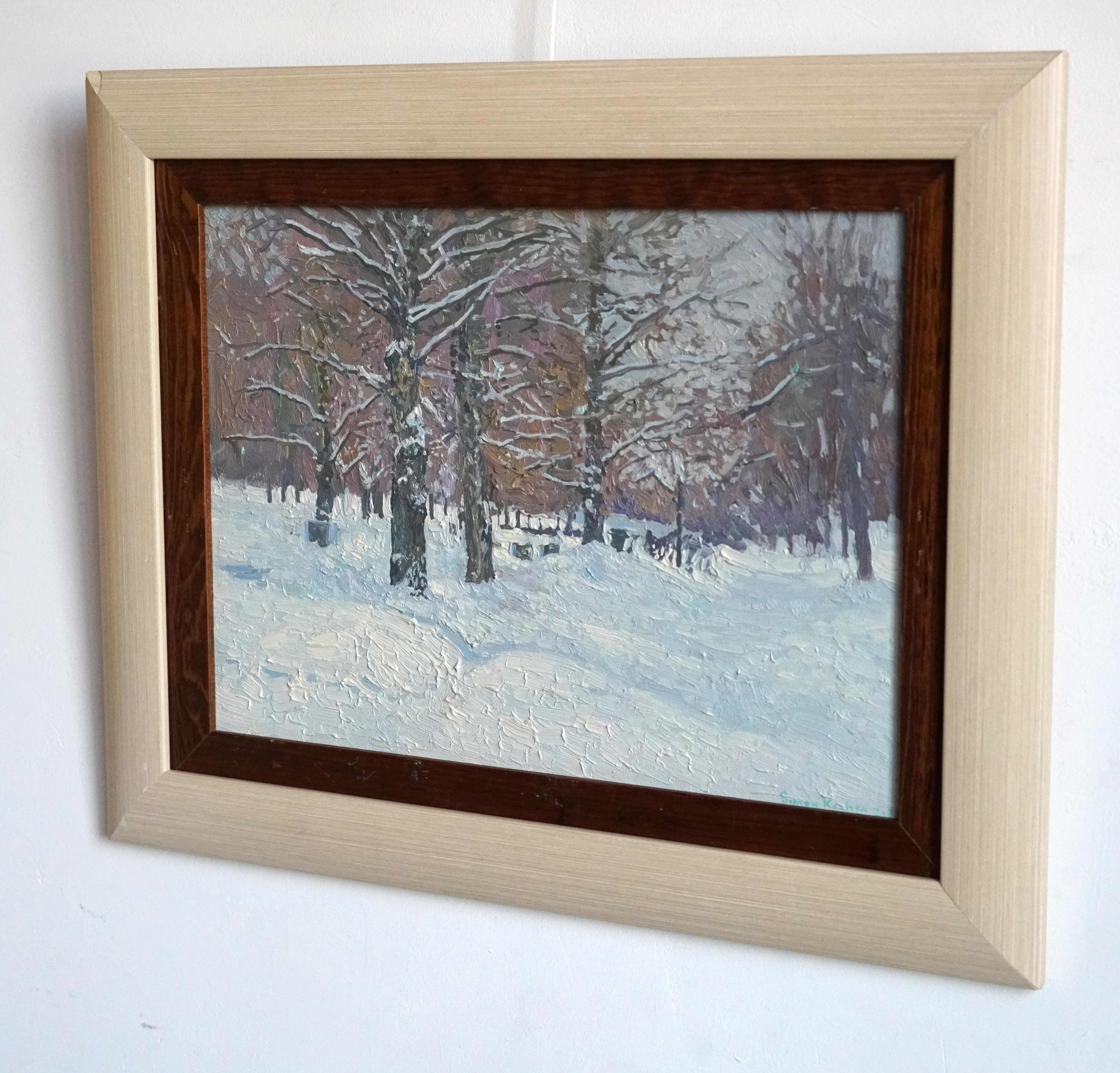 Boulevard im Winter. Alt-Maryino im Angebot 1
