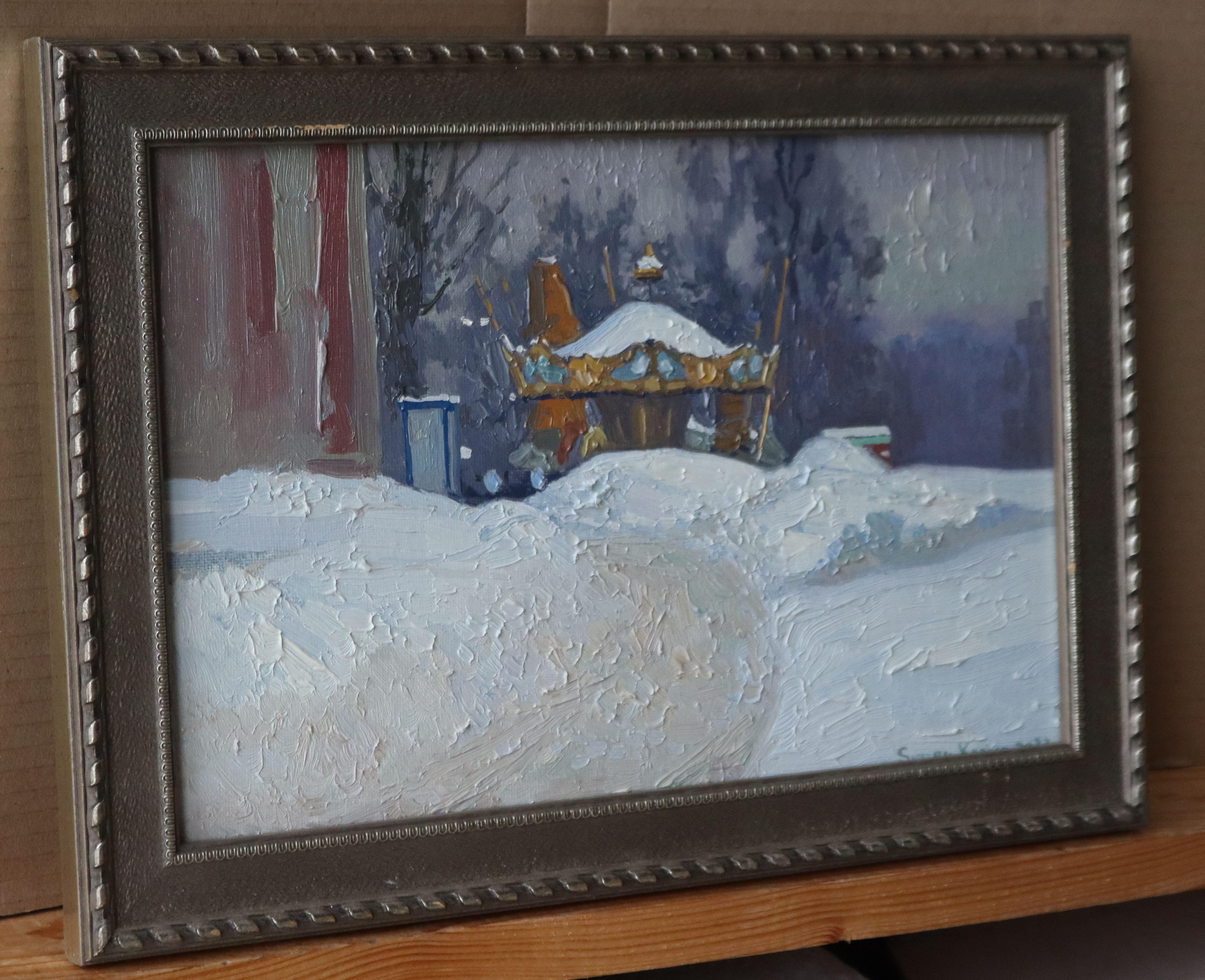 Carrusel - Painting Impresionista de Simon Kozhin