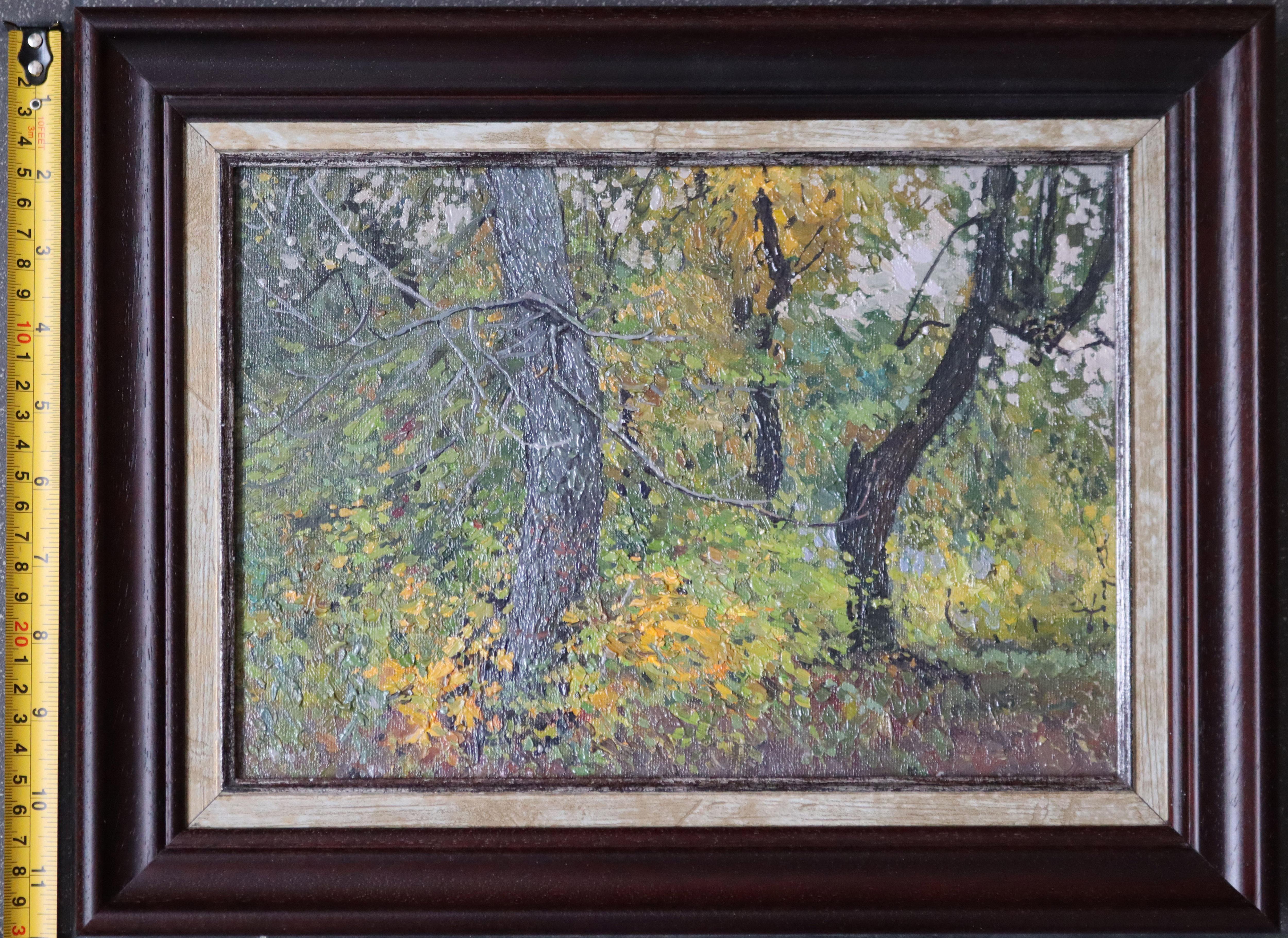 Kastanienbaum im Herbst. Zarizyno im Angebot 5