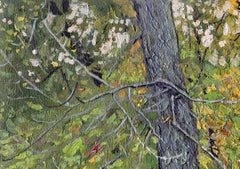 Chestnut tree in autumn. Tsaritsyno