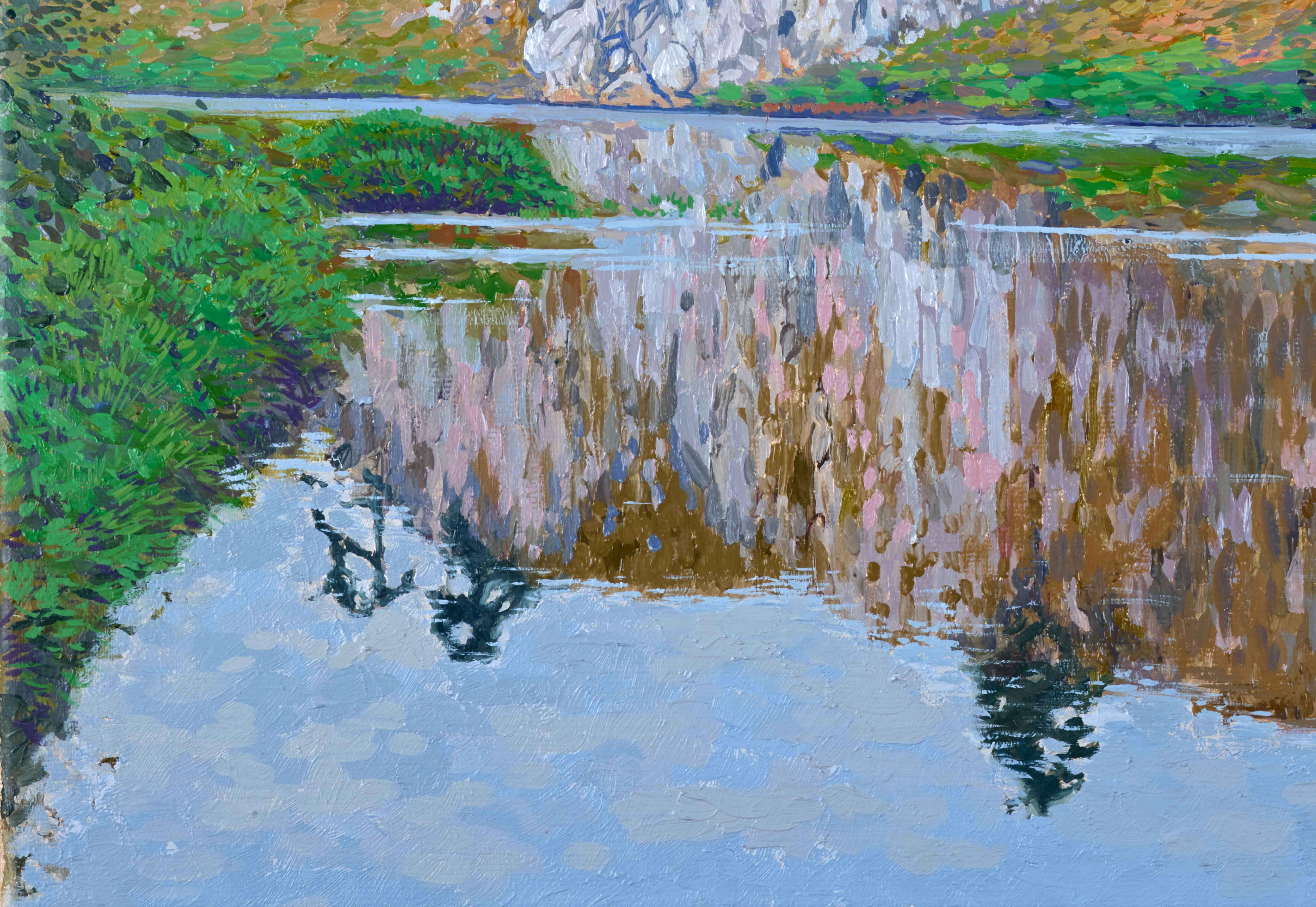 Fluss Tschusowaja. Slobodsky Stein (Impressionismus), Painting, von Simon Kozhin