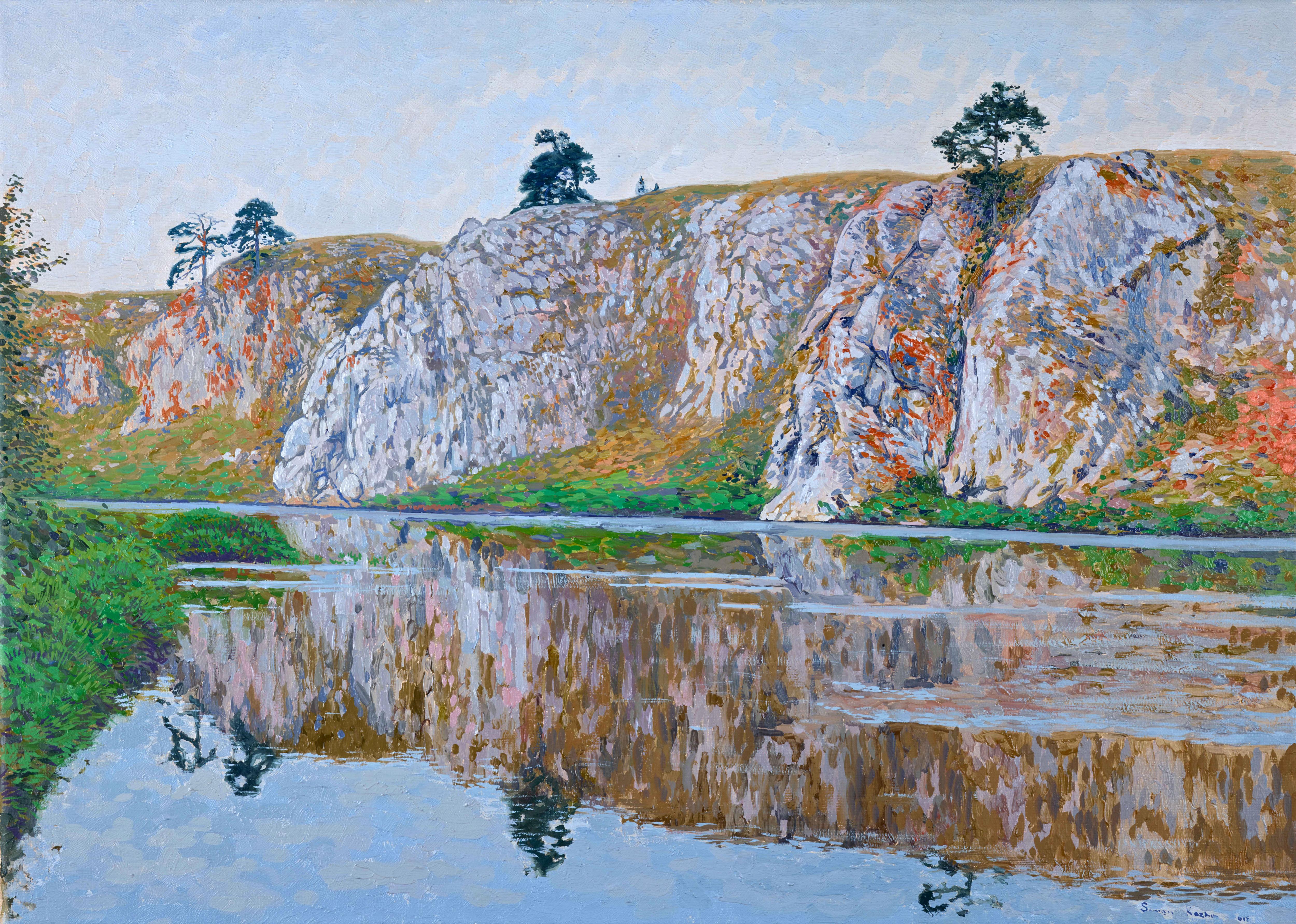 Fiume Chusovaya. Pietra di Slobodsky