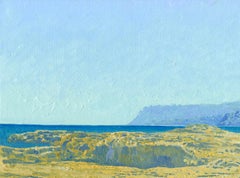 Coast near Malia. Beach. Crete Impressionism painting 2012 Oil on canvas 30 x 40