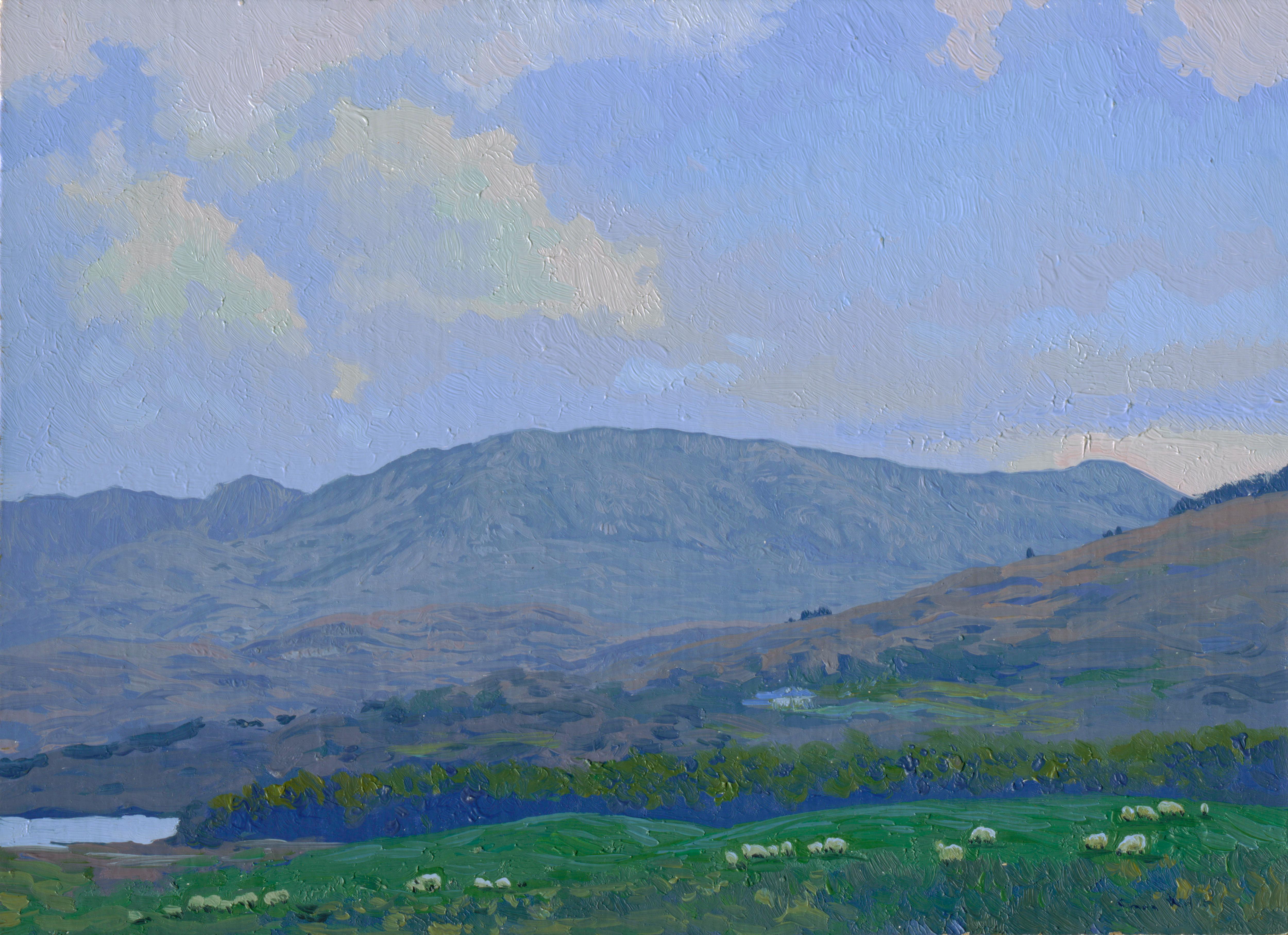 Landscape Painting de Simon Kozhin - Montañas de Connemara
