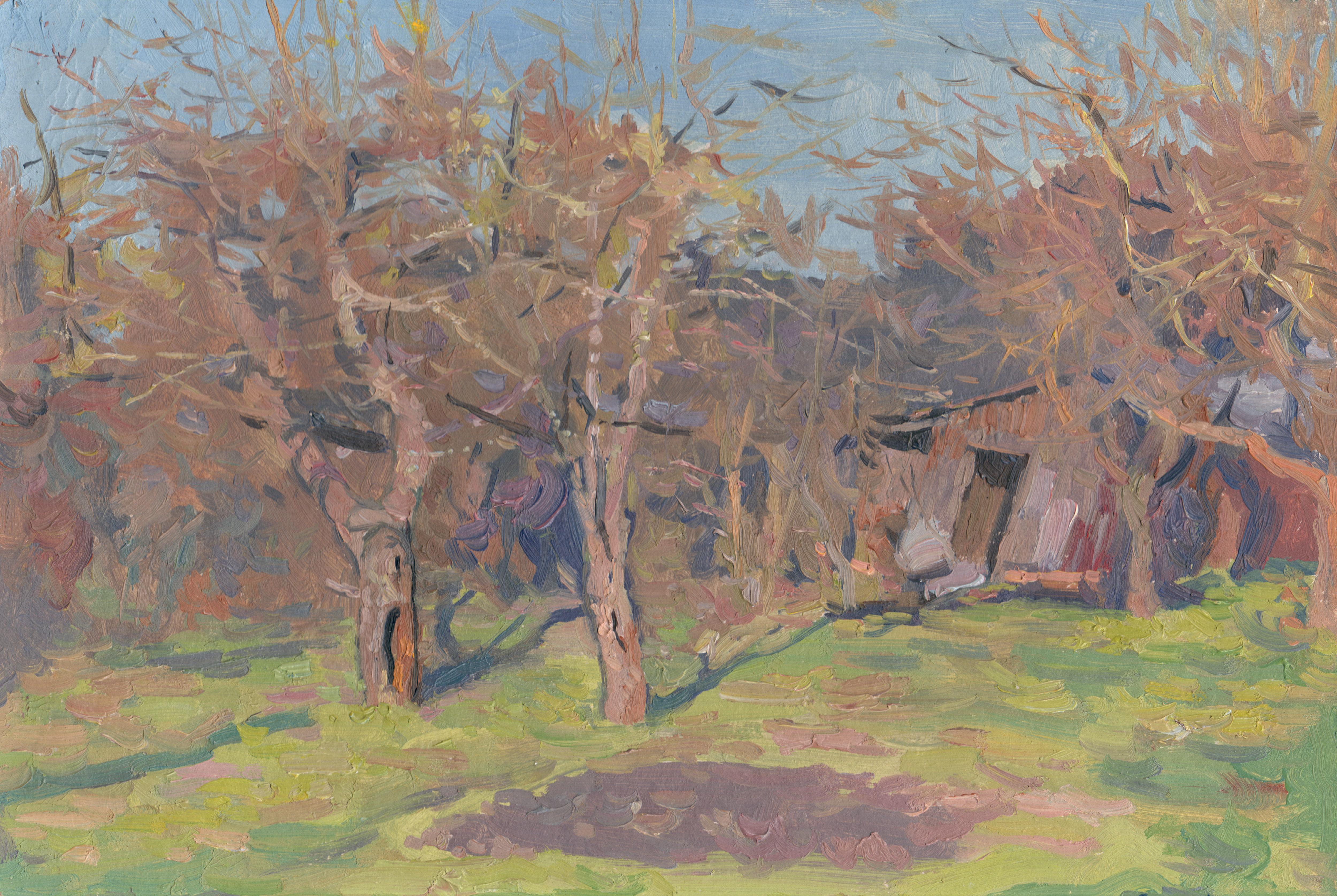 Simon Kozhin Landscape Painting - Early spring. Opalikha