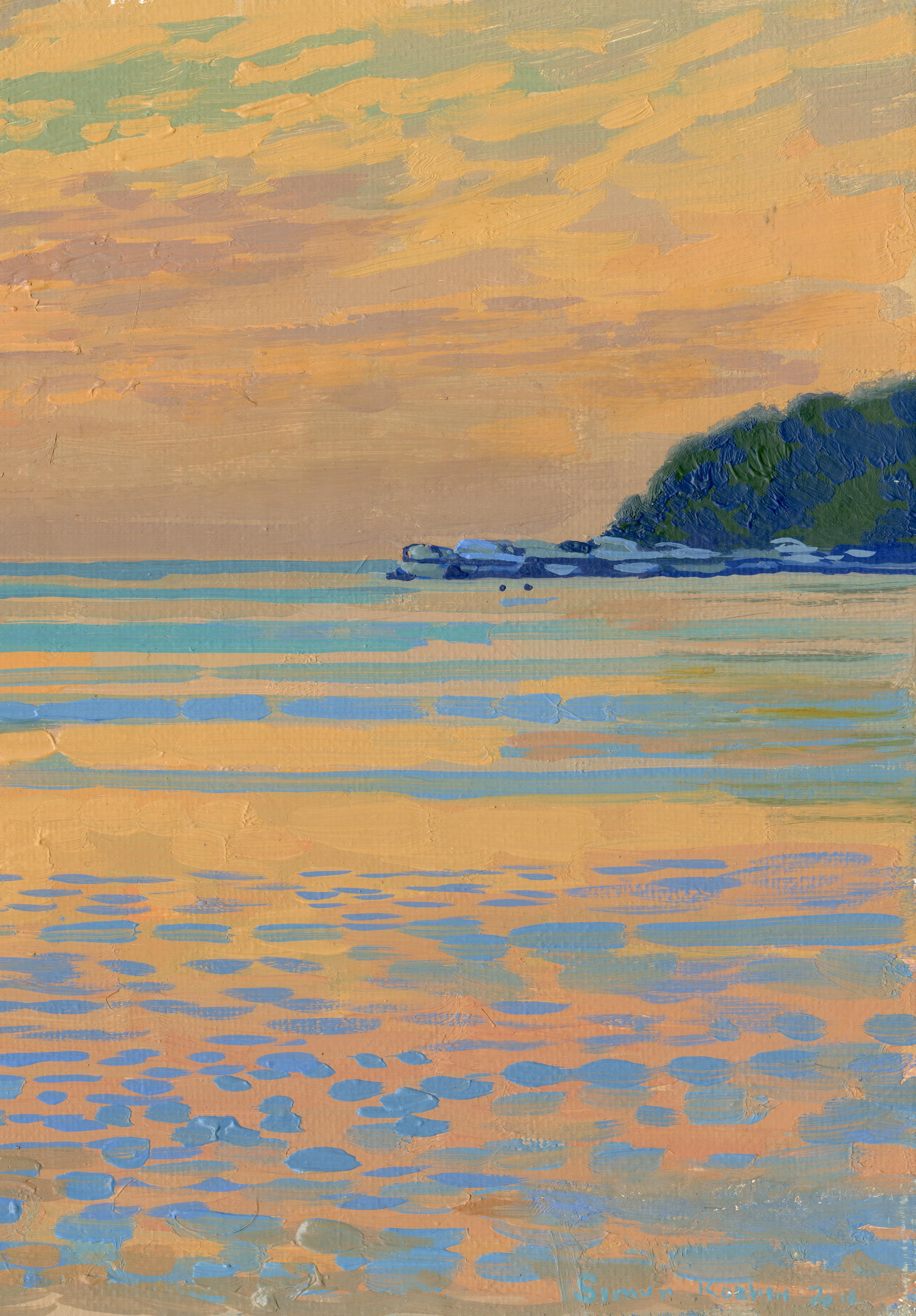 Calm and warm Adriatic coast in Croatia. Picturesque blue lagoon where when I was painting sketches I met a water vole more than once. Yachts at sunset as a dream come true for the perfect voyage.
Exhibition:
2024 The exhibition 