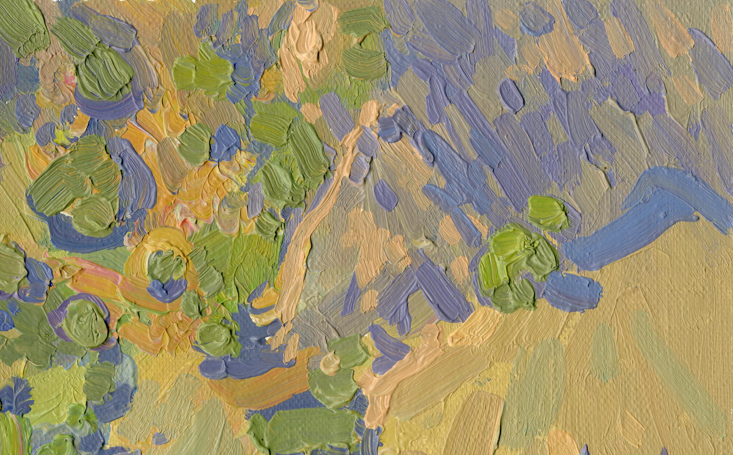 Abendlicht (Impressionismus), Painting, von Simon Kozhin