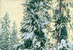 Fairytale forest in Abramtsevo, Impressionist painting, 2026, Oil on canvas, new