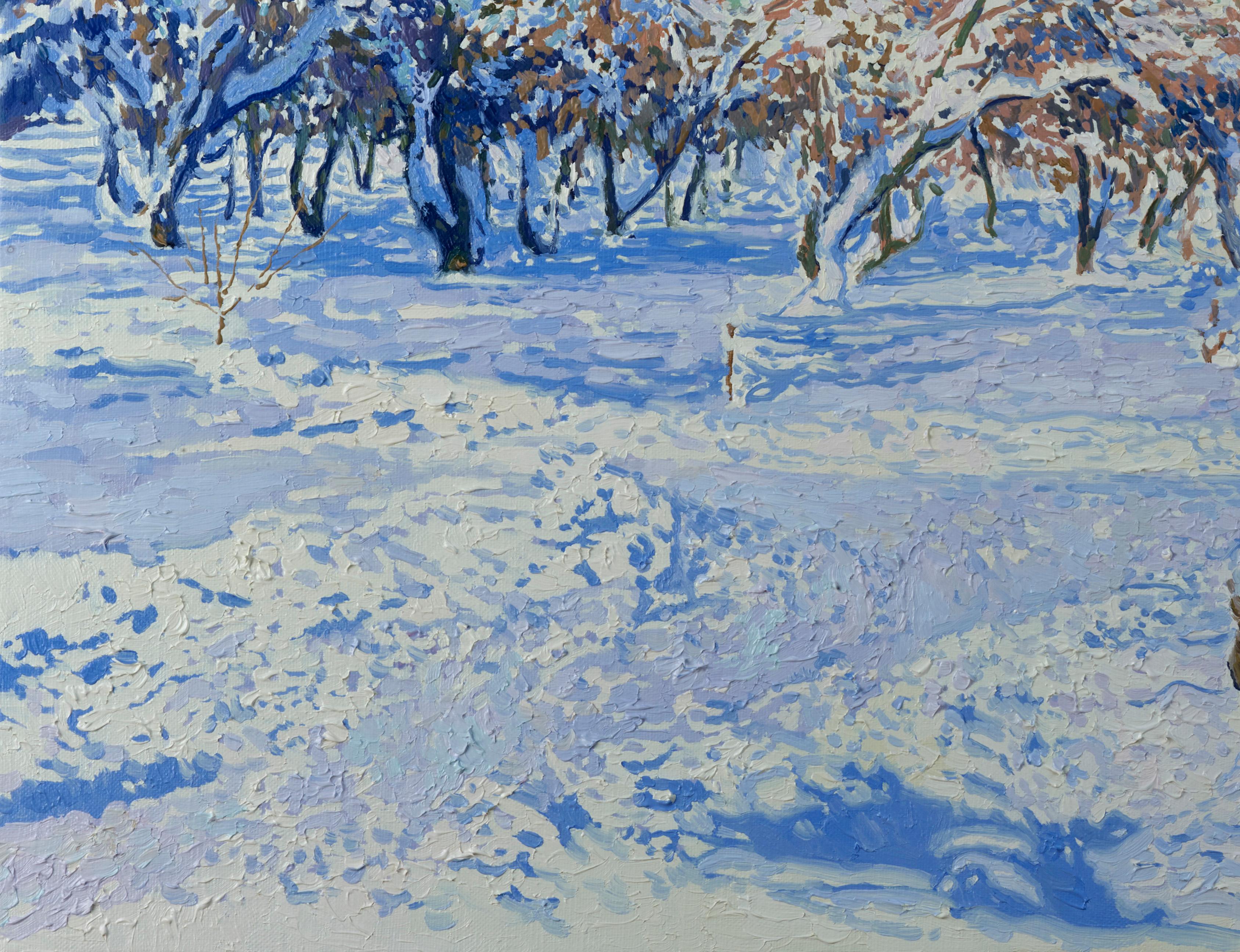 Febbraio - Painting Impressionismo di Simon Kozhin