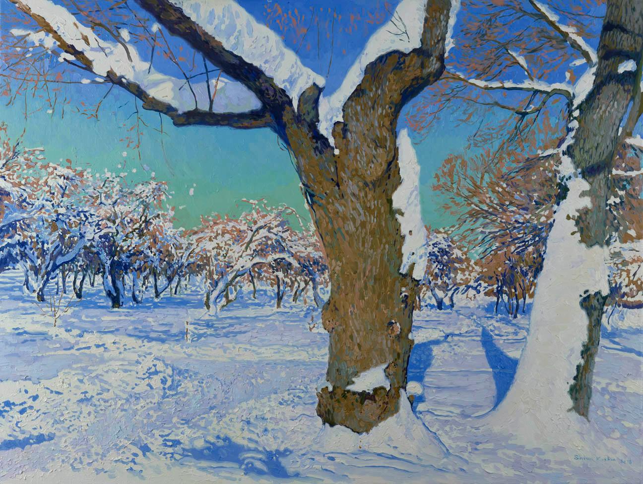Simon Kozhin Landscape Painting - February