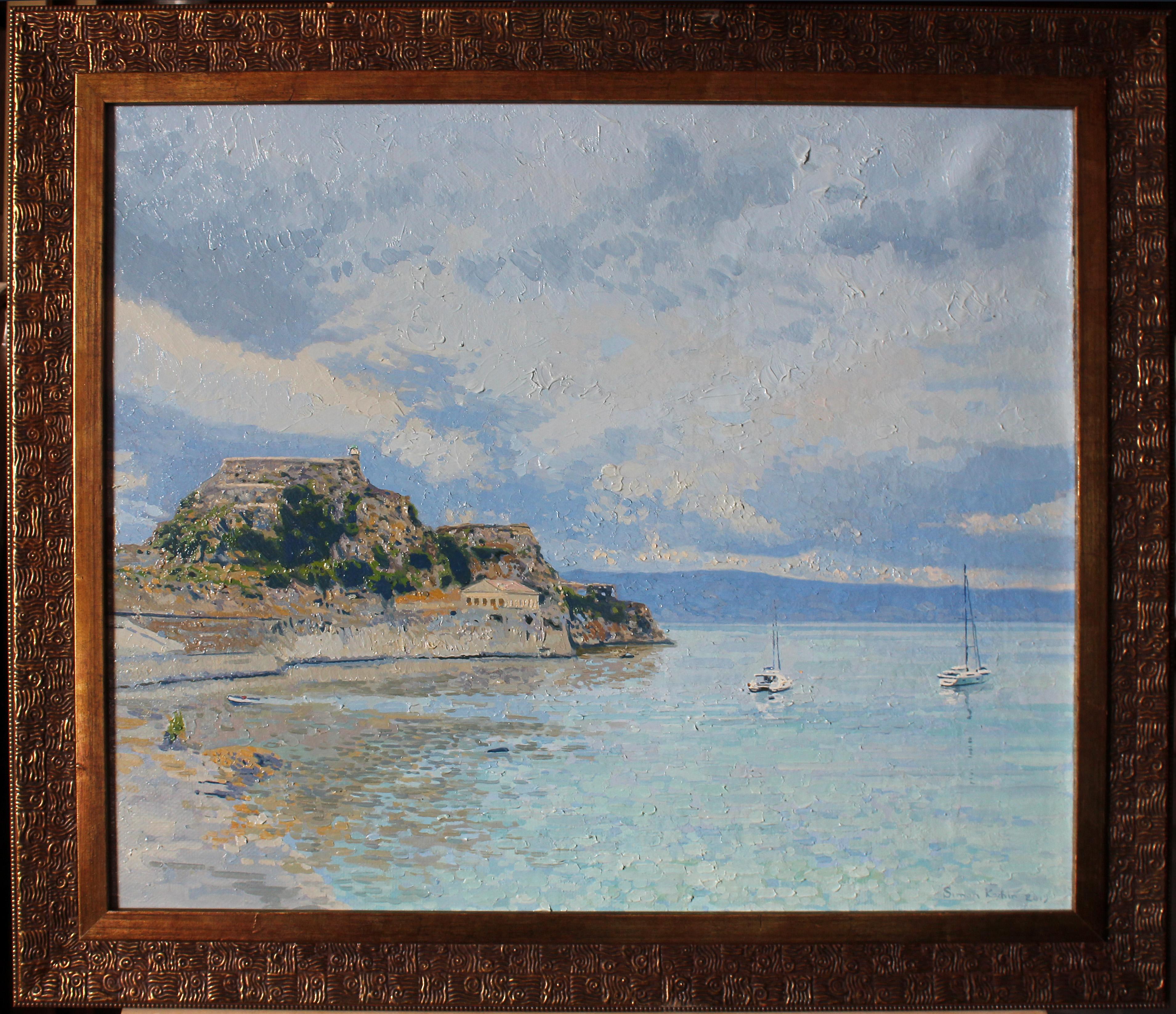 Garitsa Bay, Original Oil Painting by Simon Kozhin For Sale 16
