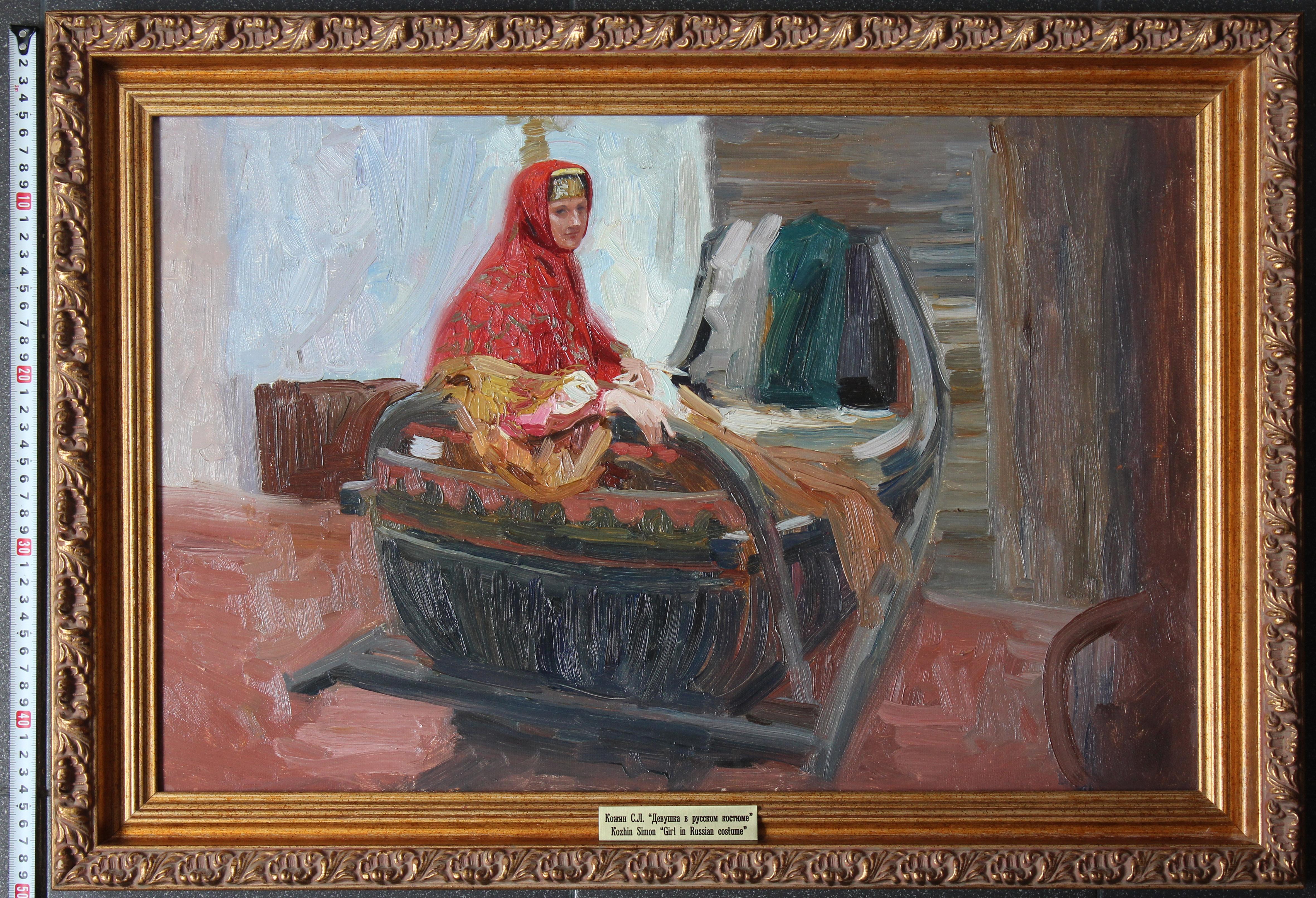 Girl in Russian costume For Sale 9