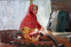 Girl in Russian costume