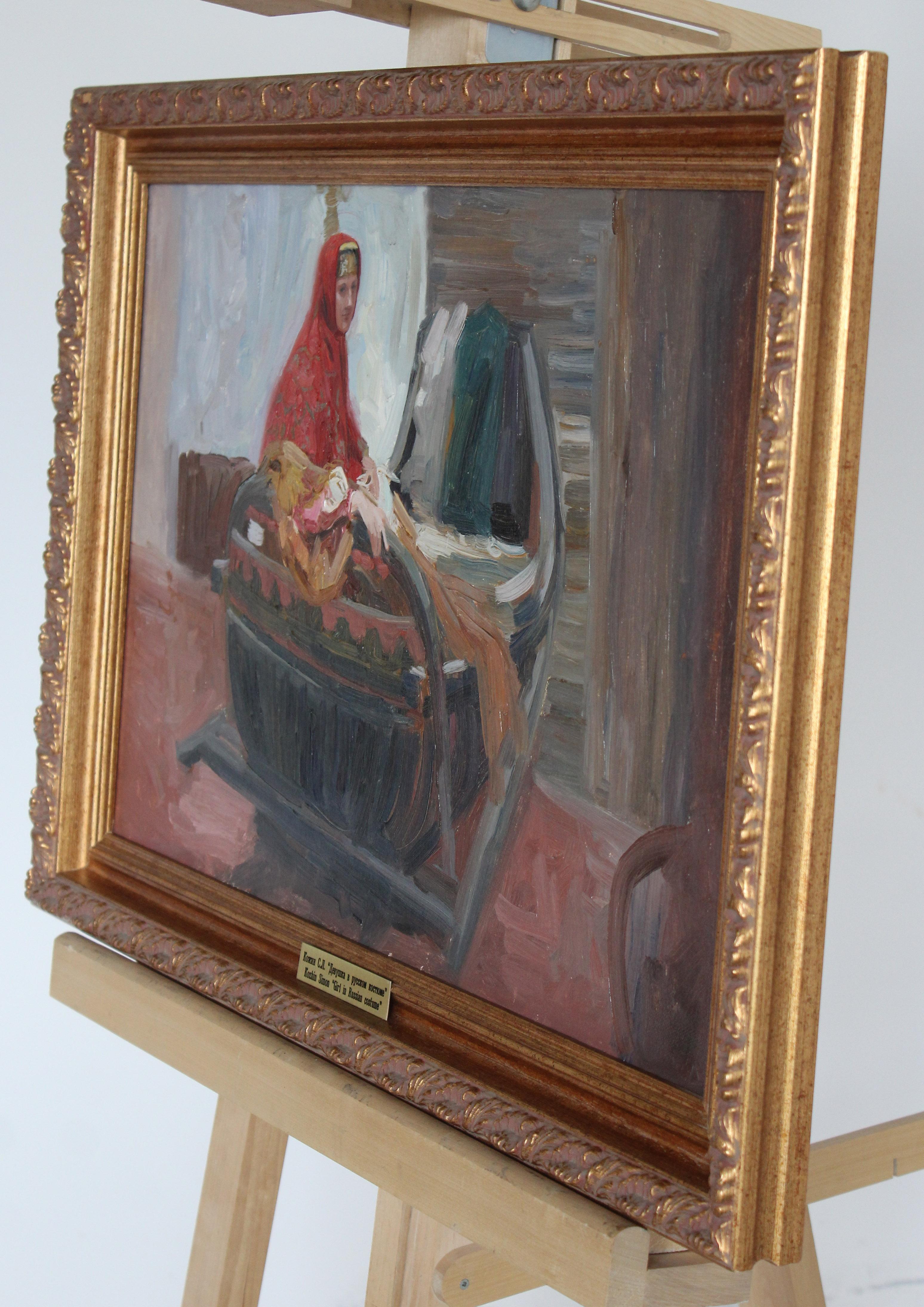 Girl in Russian costume For Sale 3