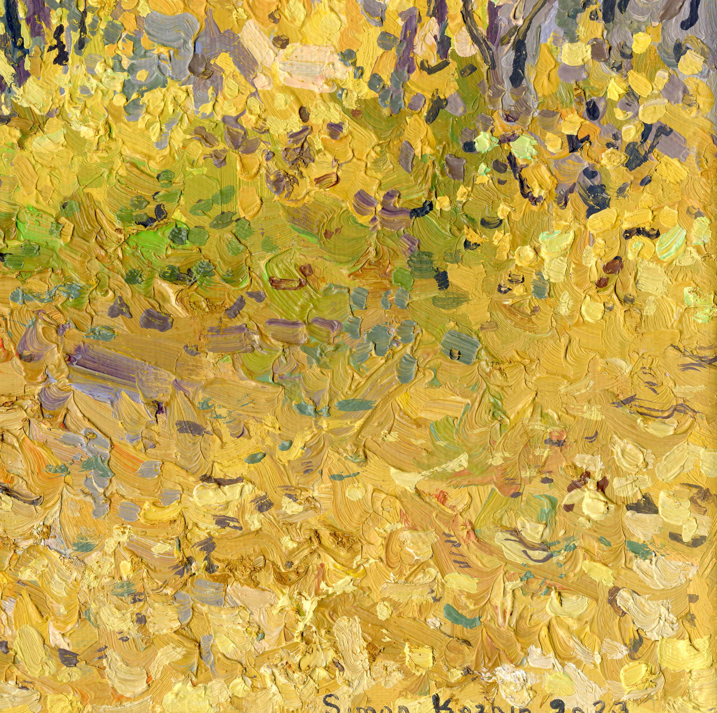 But how quickly time flies, and the most fleeting season is autumn, the most fickle and changeable, yet at the same time the most beautiful. These maples in Tsaritsyno Park grow on a hill and begin to turn yellow quite late, as they grow in a dense
