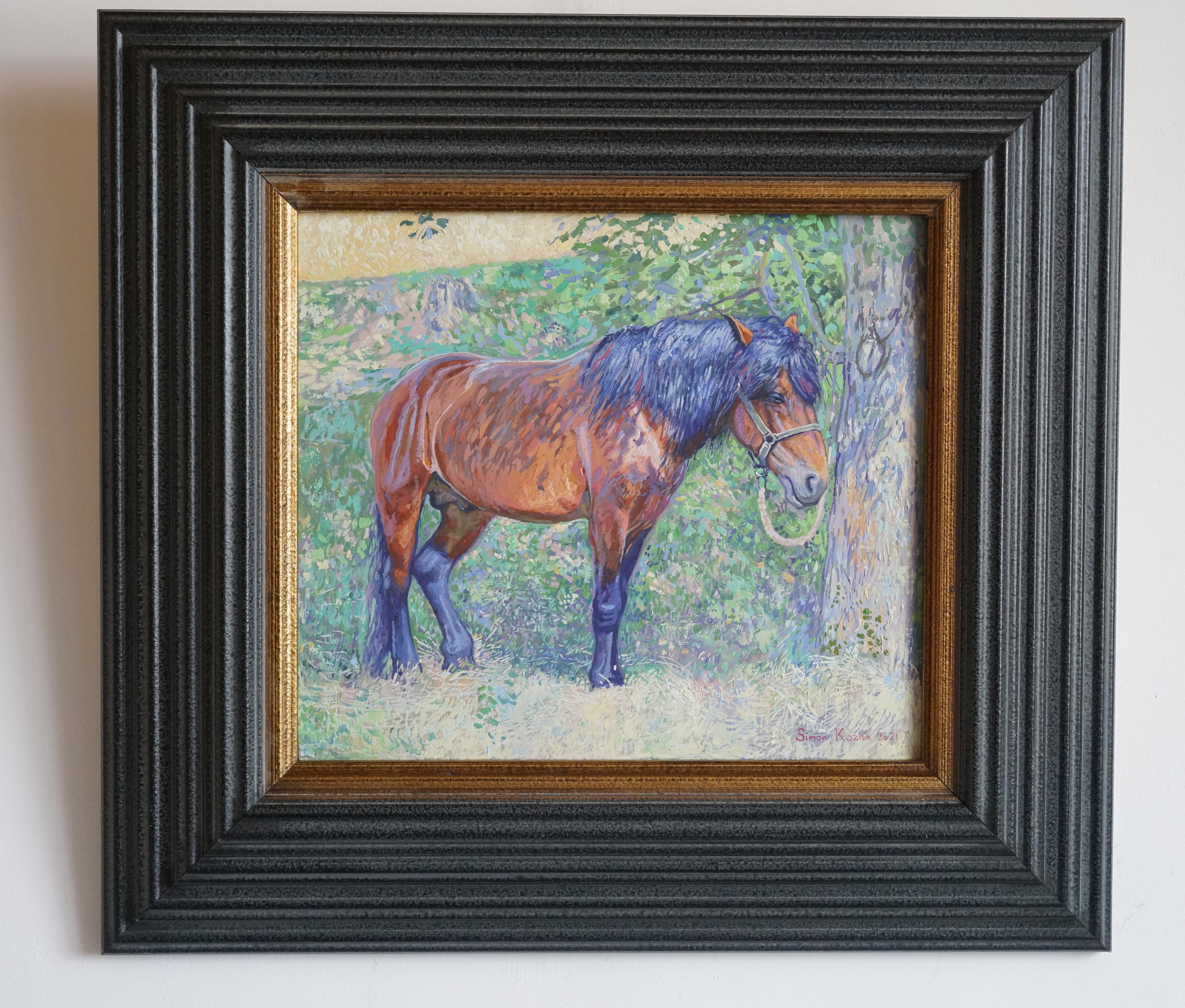 Horse in the shade of trees For Sale 9
