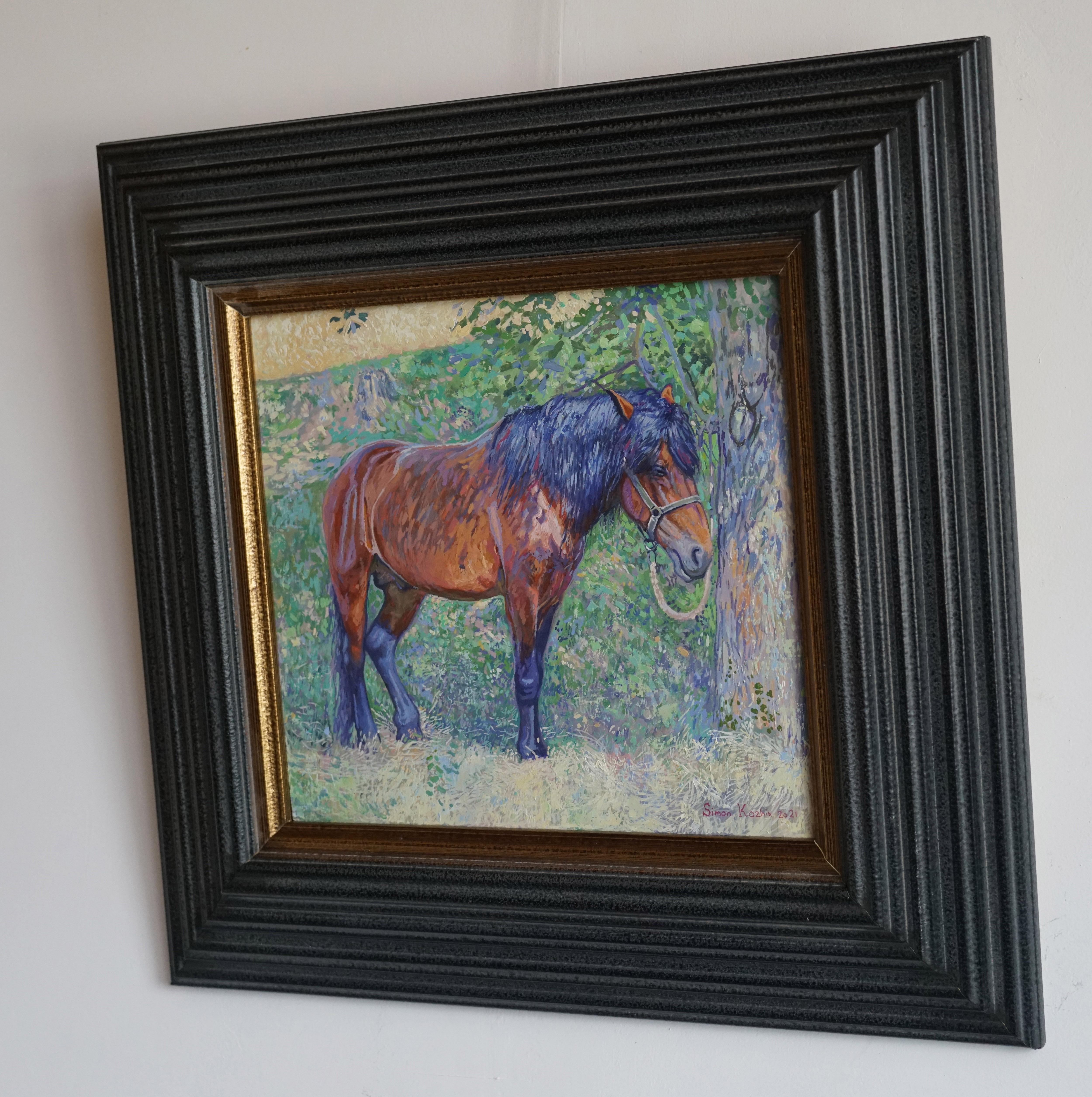 Horse in the shade of trees For Sale 4
