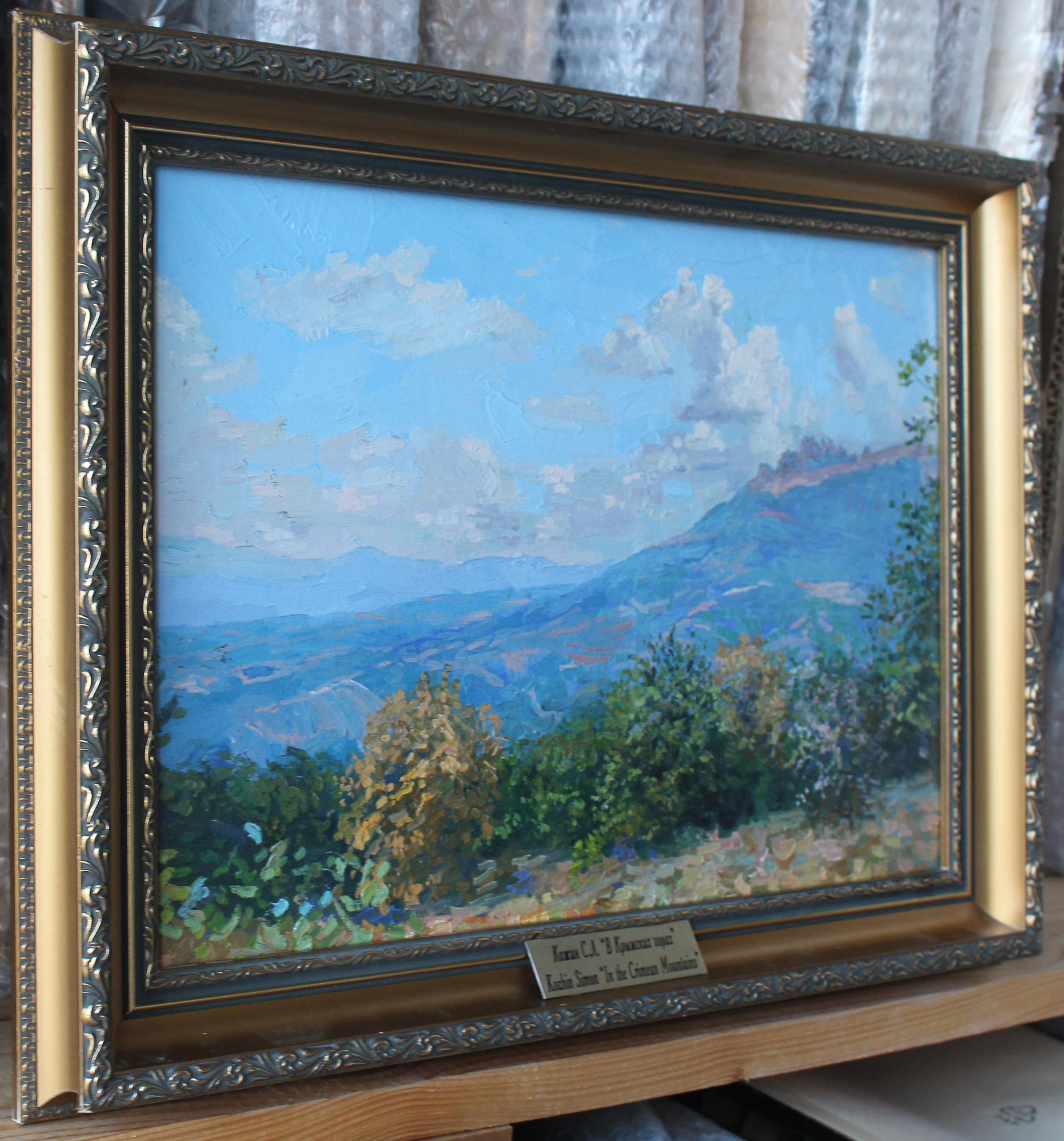 In the Crimean mountains - Impressionist Painting by Simon Kozhin
