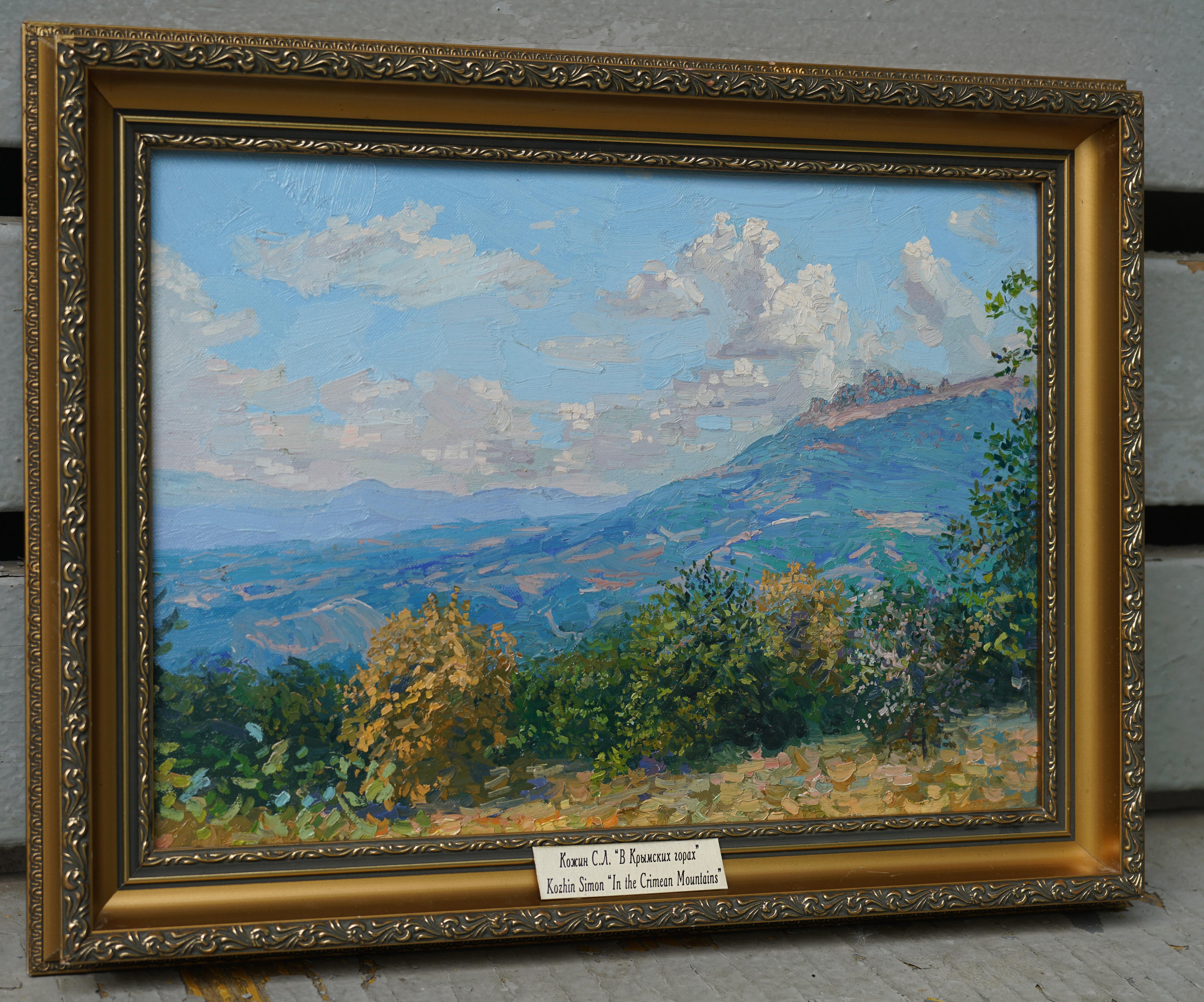 En las montañas de Crimea - Painting Impresionista de Simon Kozhin