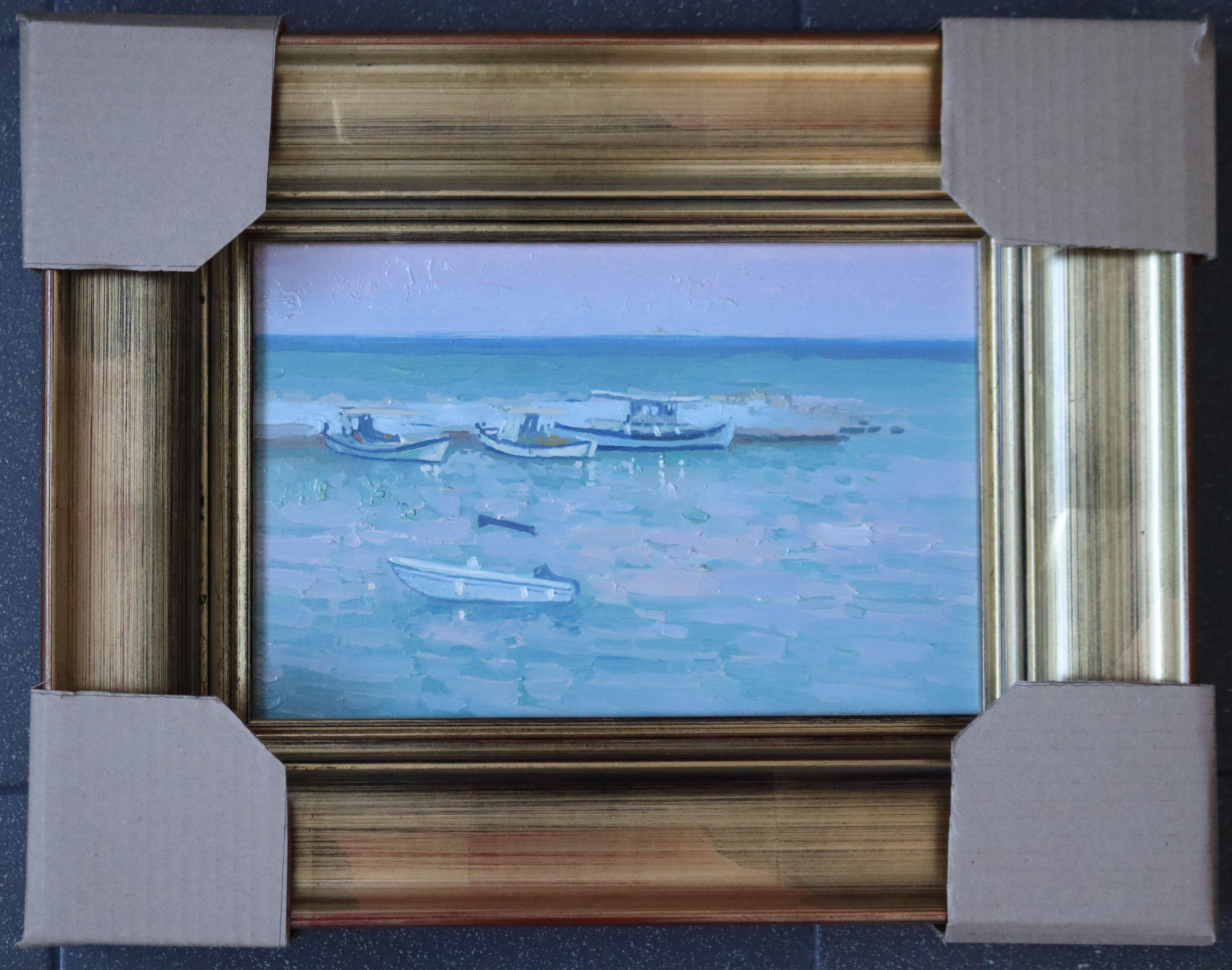 La nuit tombe sur le port de Bali en vente 5