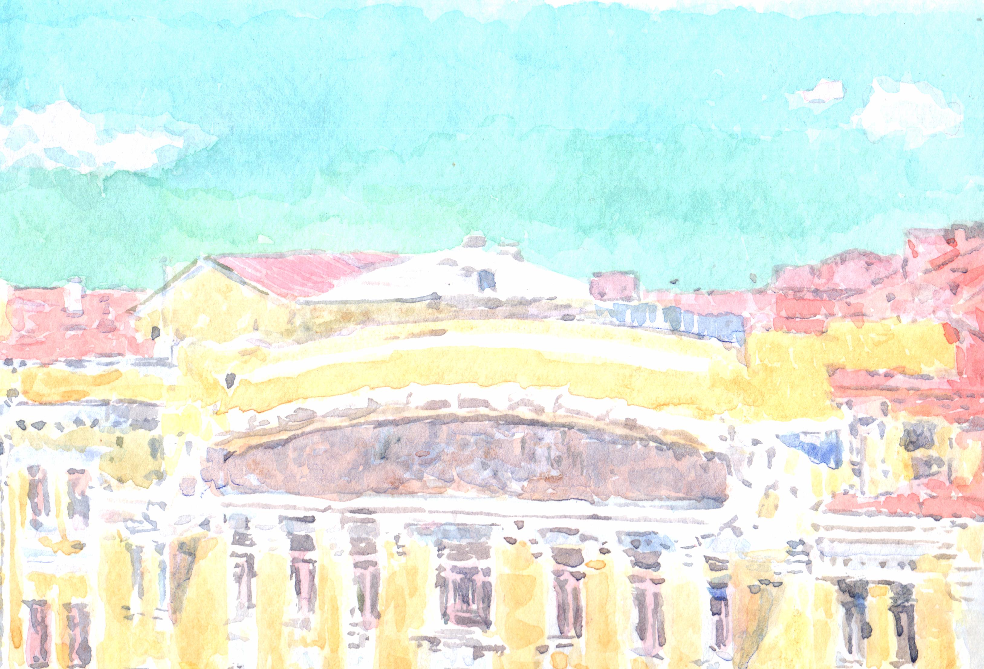 Charkiw. Noon (Impressionismus), Painting, von Simon Kozhin