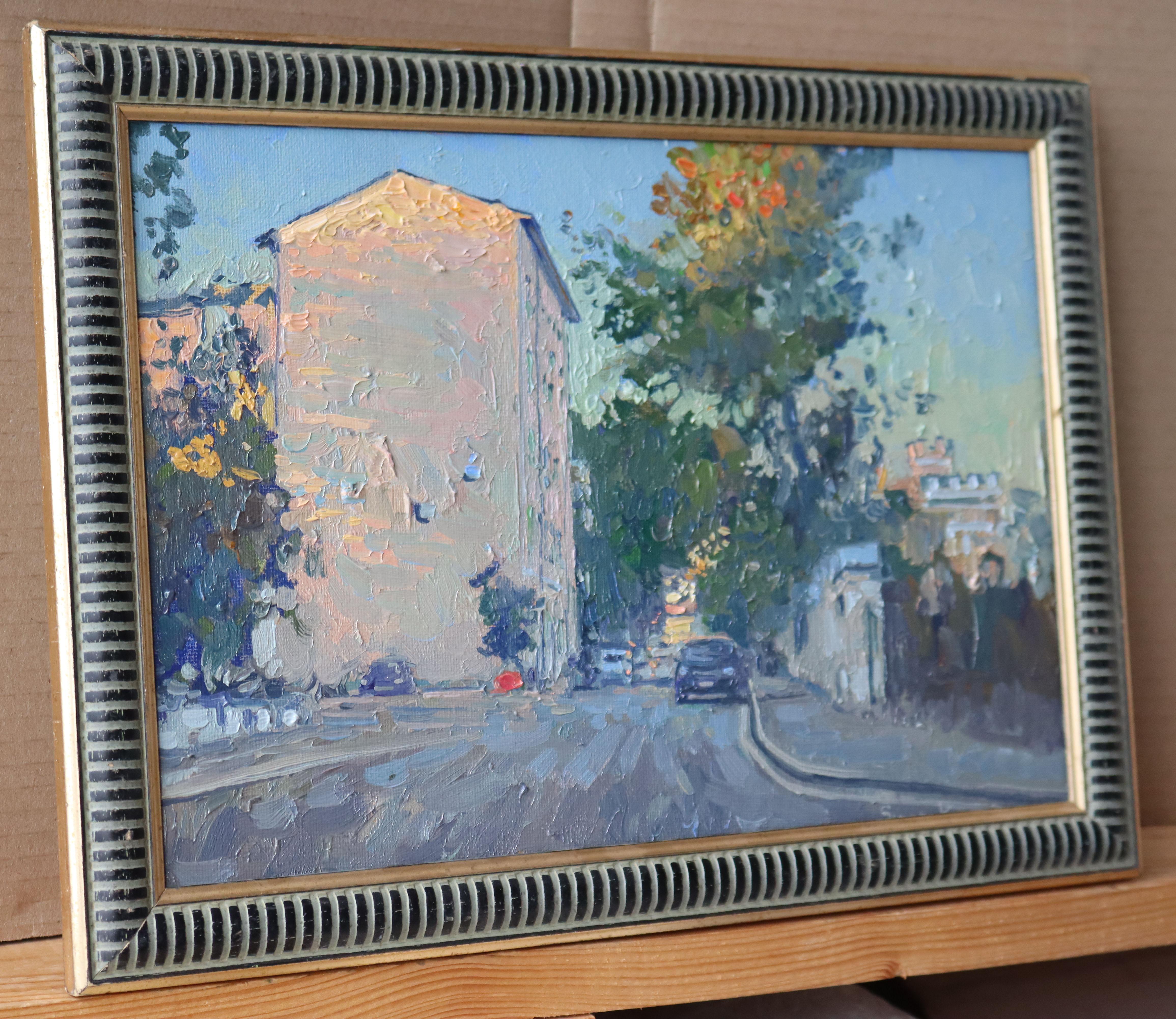 Kolpachny Lane - Impressionist Painting by Simon Kozhin