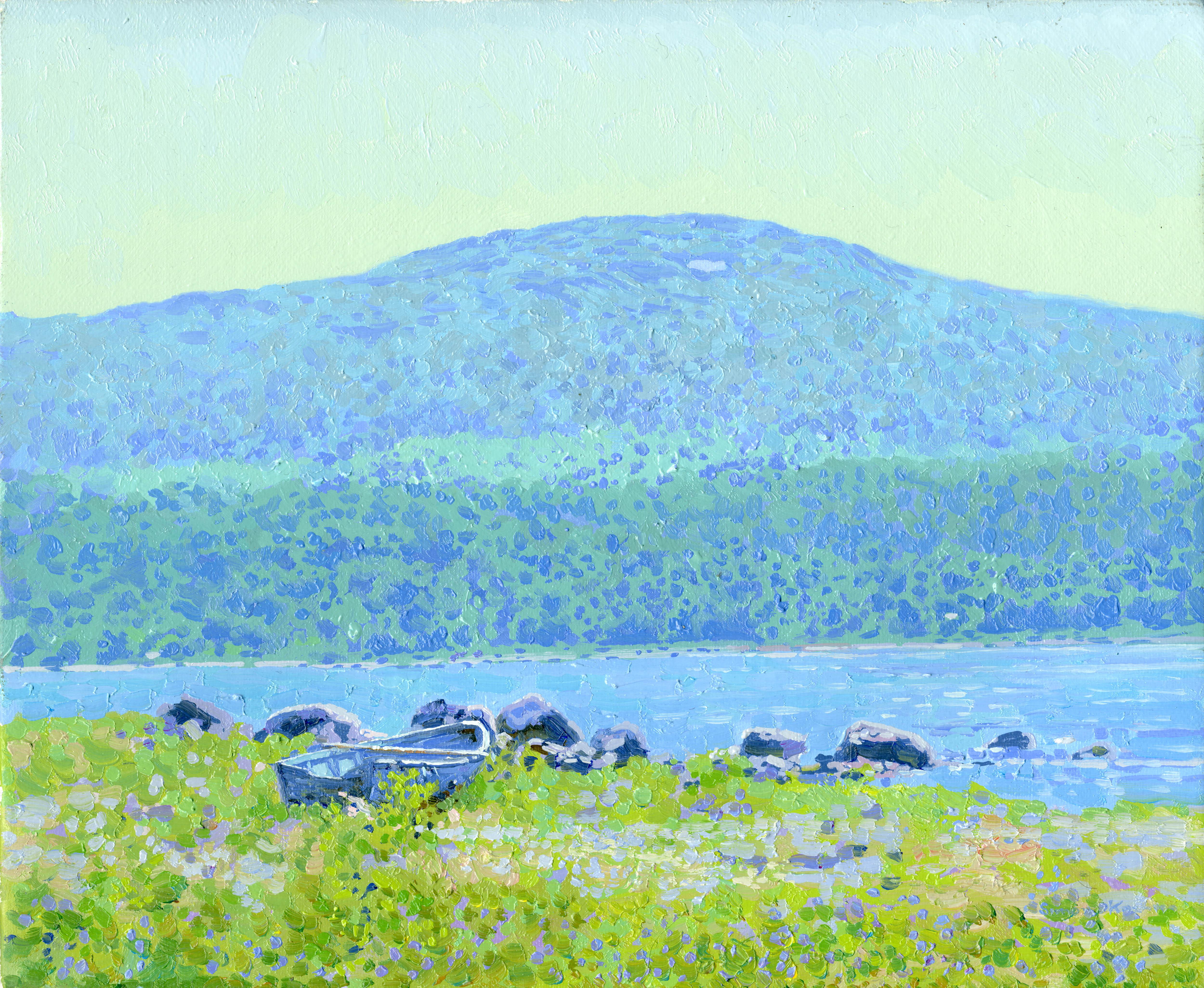 PLEASE NOTE: The painting will be shipped without a frame. The Framing option is available on request with an additional shipping cost.

Summer on the Kola Peninsula starts late. Lilacs bloom only at the end of June. White nights provide an