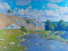 Cuadro Paisaje Kyn, Óleo sobre lienzo, 60x80 cm, Obra firmada